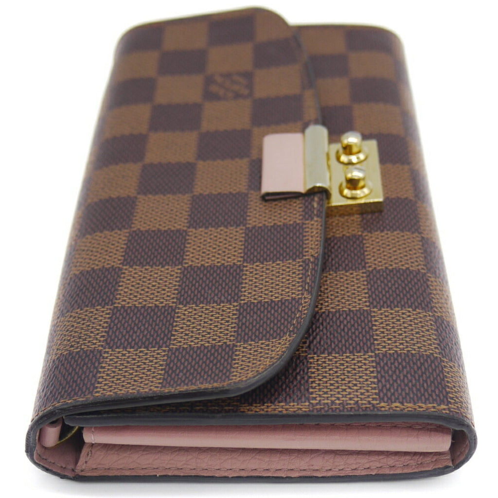 Louis Vuitton Magnolia Damier Canvas Leather Chain/Shoulder Wallet