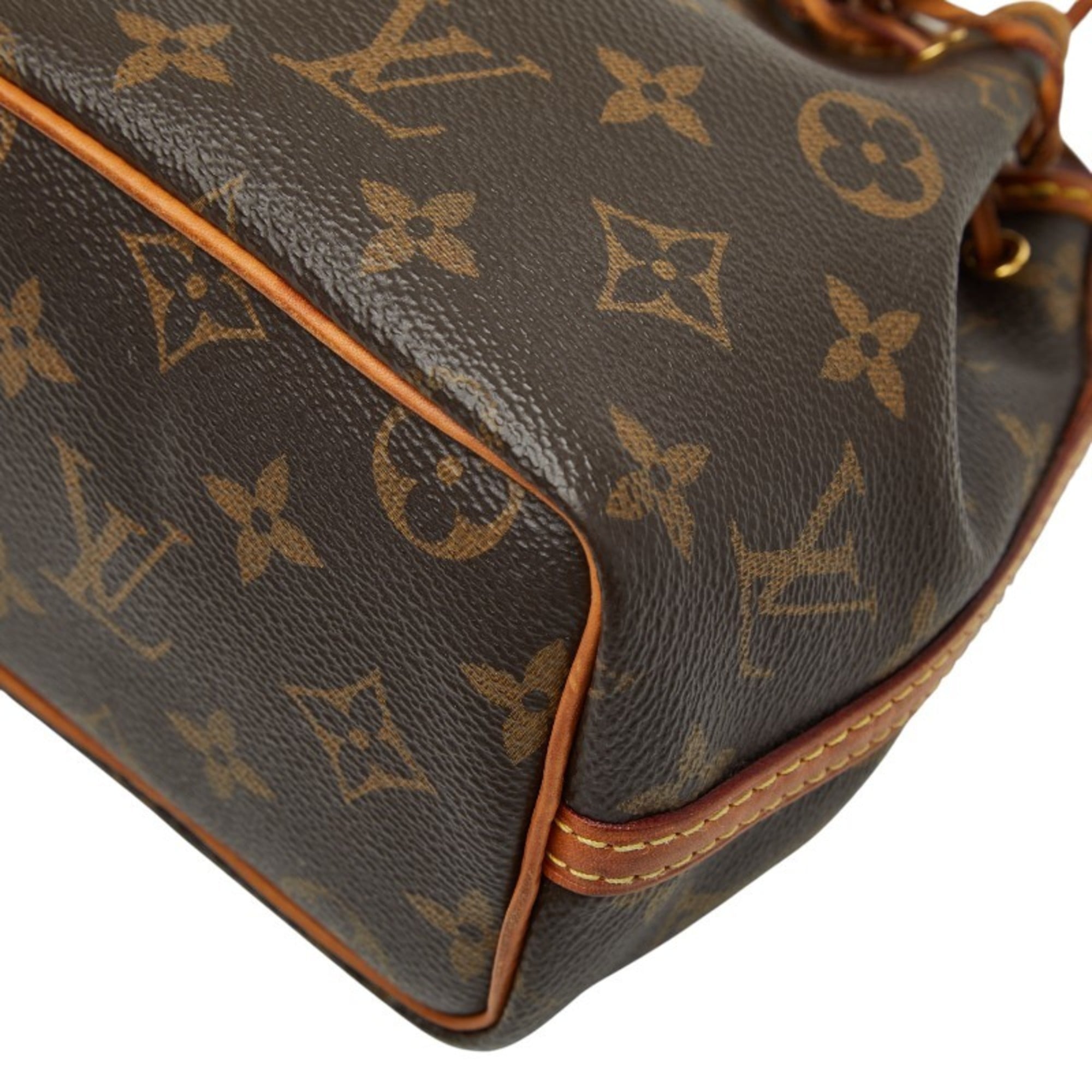 Louis Vuitton Brown Pvc Leather Shoulder Bag