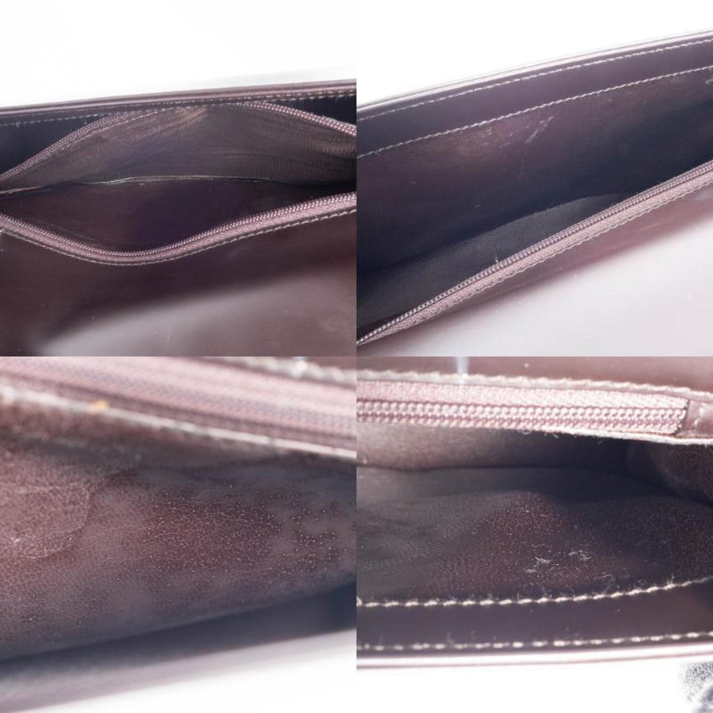 Gucci Dark Brown Leather Shoulder Bag (Pre-Owned)