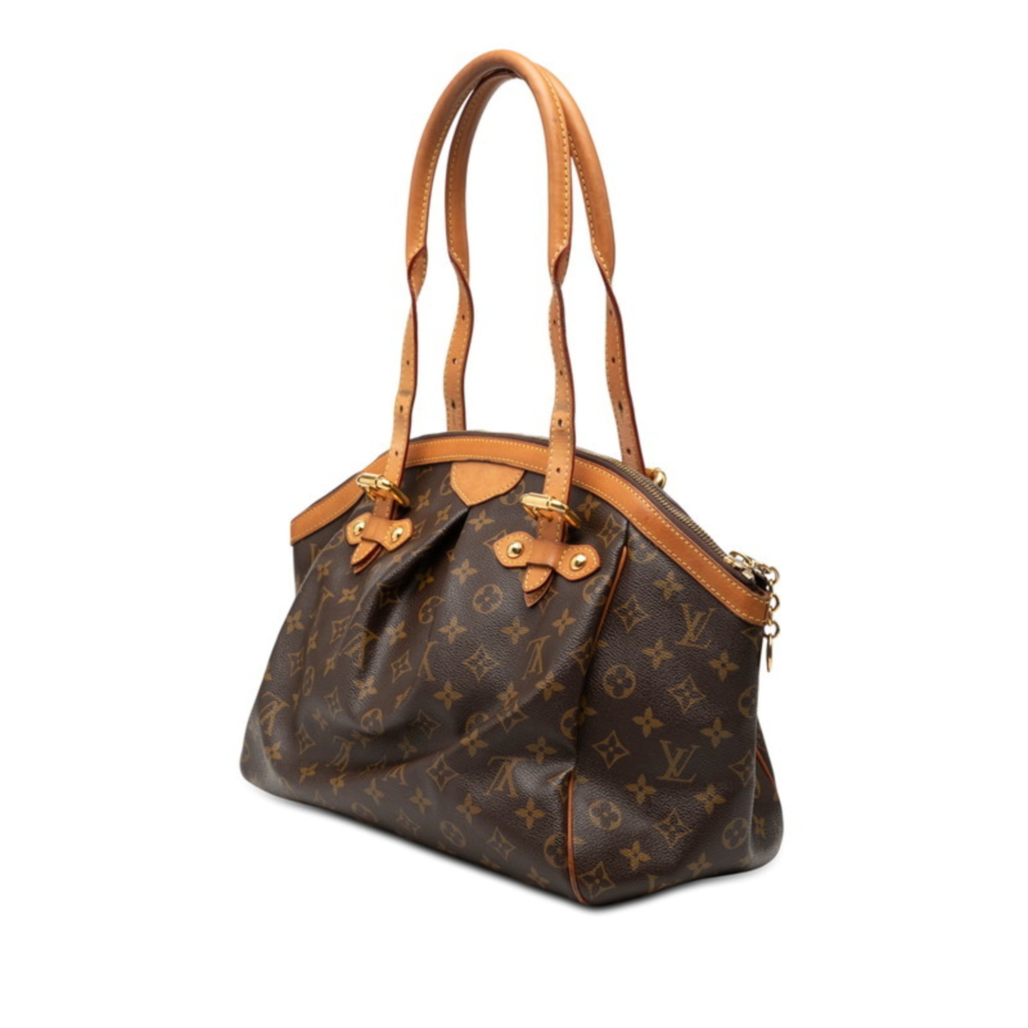 Louis Vuitton Monogram Brown Pvc Leather Handbag