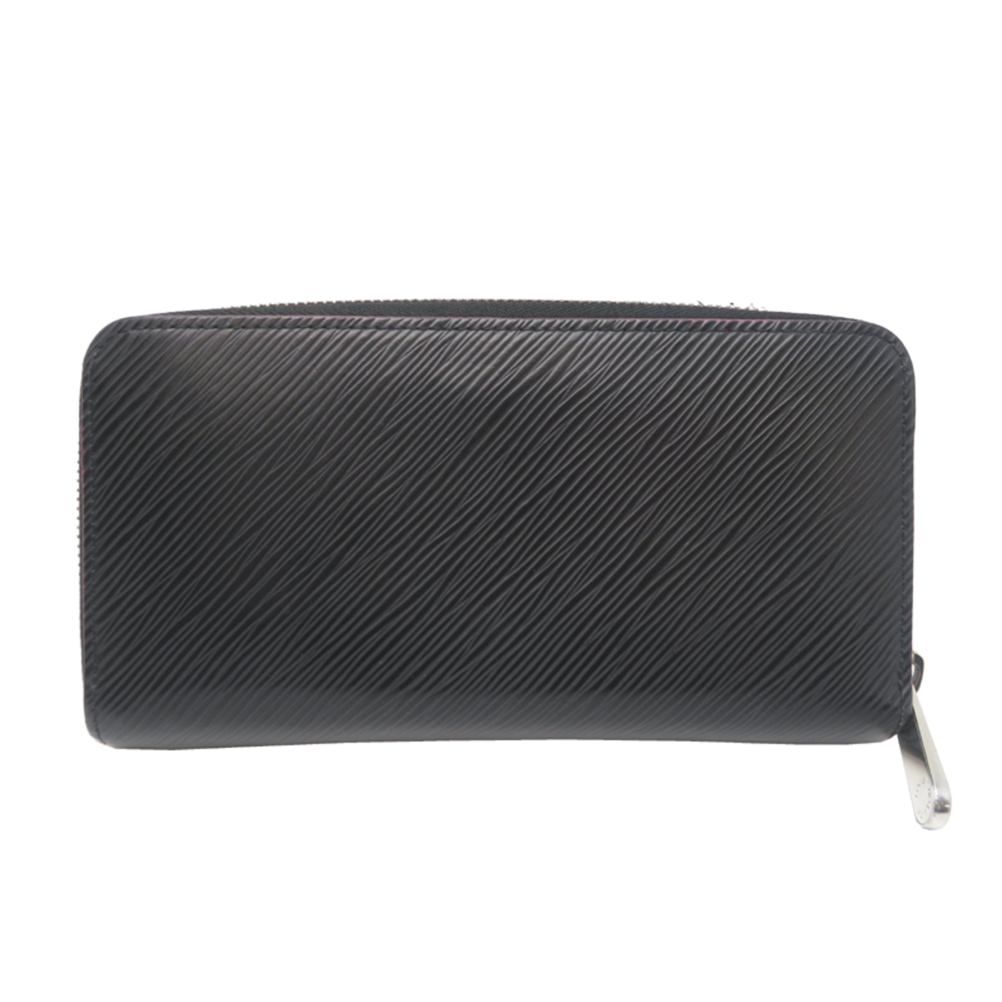 Louis Vuitton Black Noir Epi Leather Long Wallet