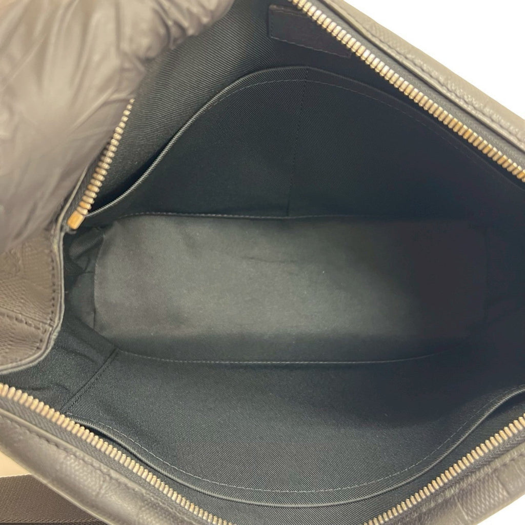 Louis Vuitton Black Leather Shoulder Bag