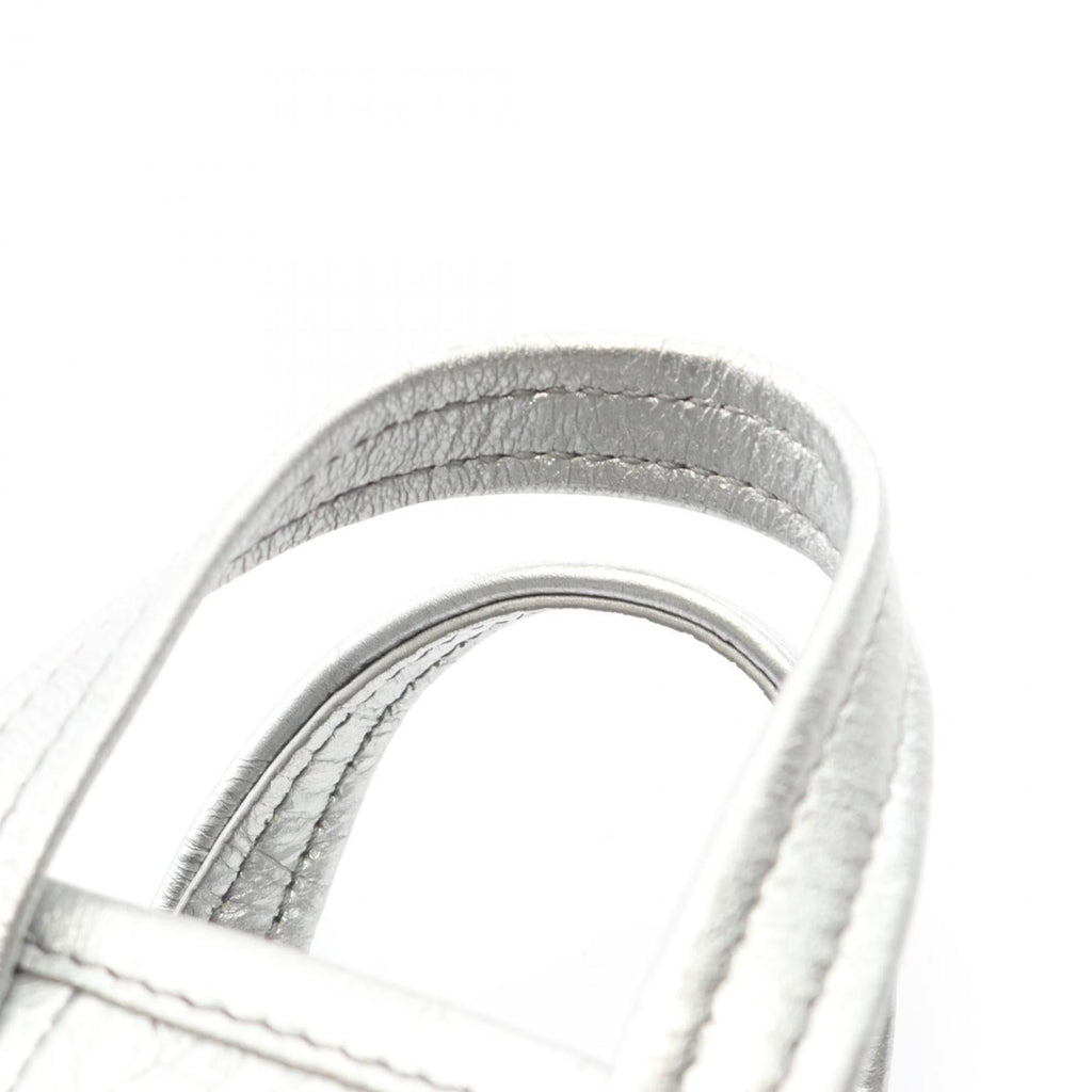 Balenciaga Silver Leather Shoulder
