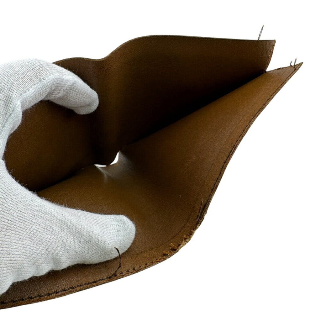 Louis Vuitton Brown Leather Wallet