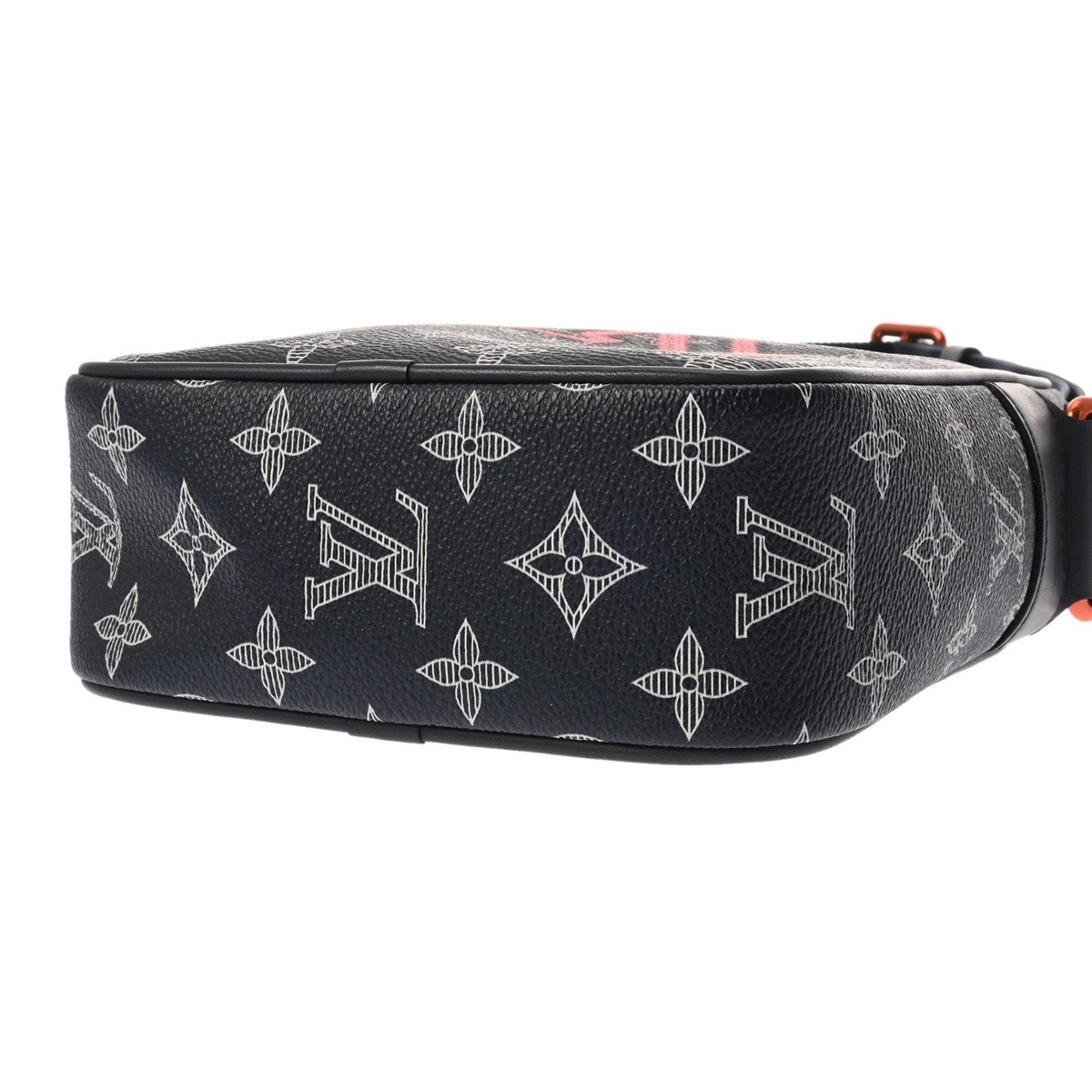 Louis Vuitton Navy Monogram Canvas Shoulder Bag