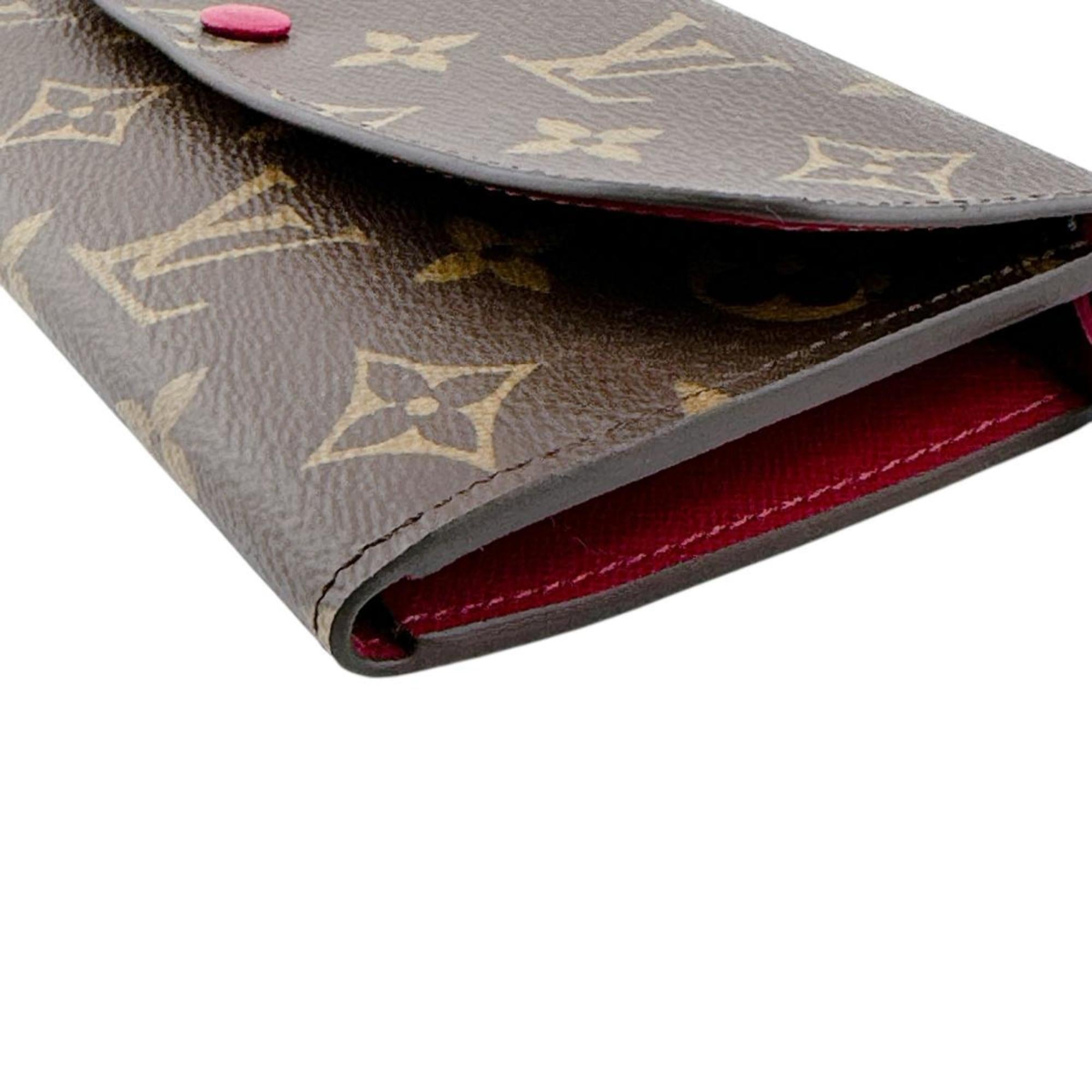 Louis Vuitton Monogram Brown Rouge Monogram Long Wallet
