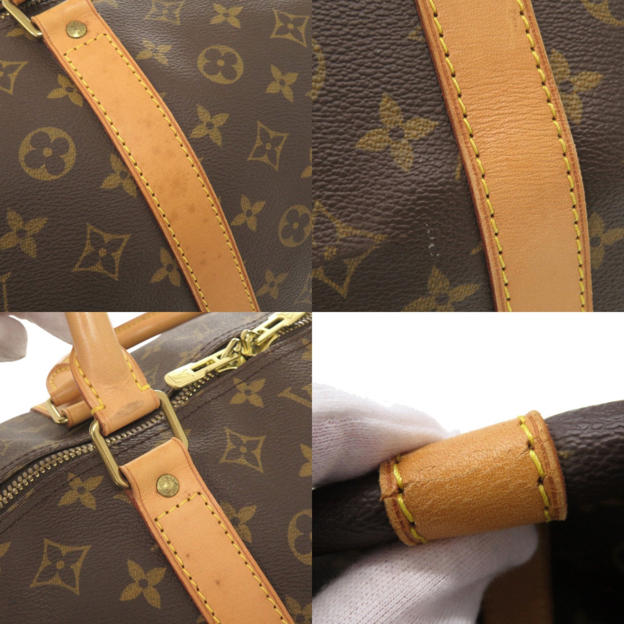Louis Vuitton Brown Monogram Monogram Boston Bag