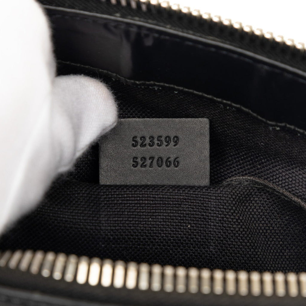 Gucci Black Gray Gg Supreme Shoulder Bag (Pre-Owned)