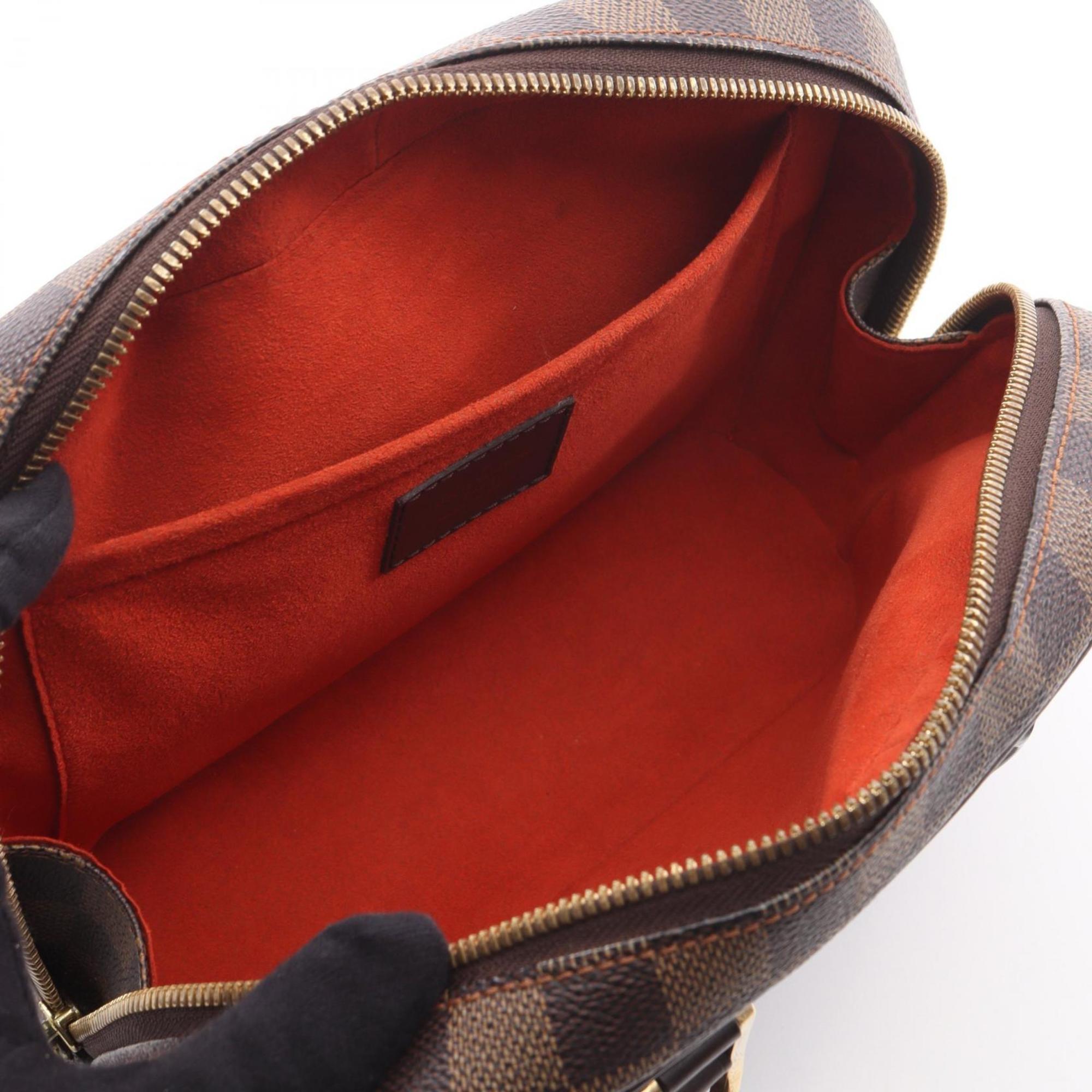 Louis Vuitton Brown Damier Canvas Ebene Coated Canvas Leather Handbag