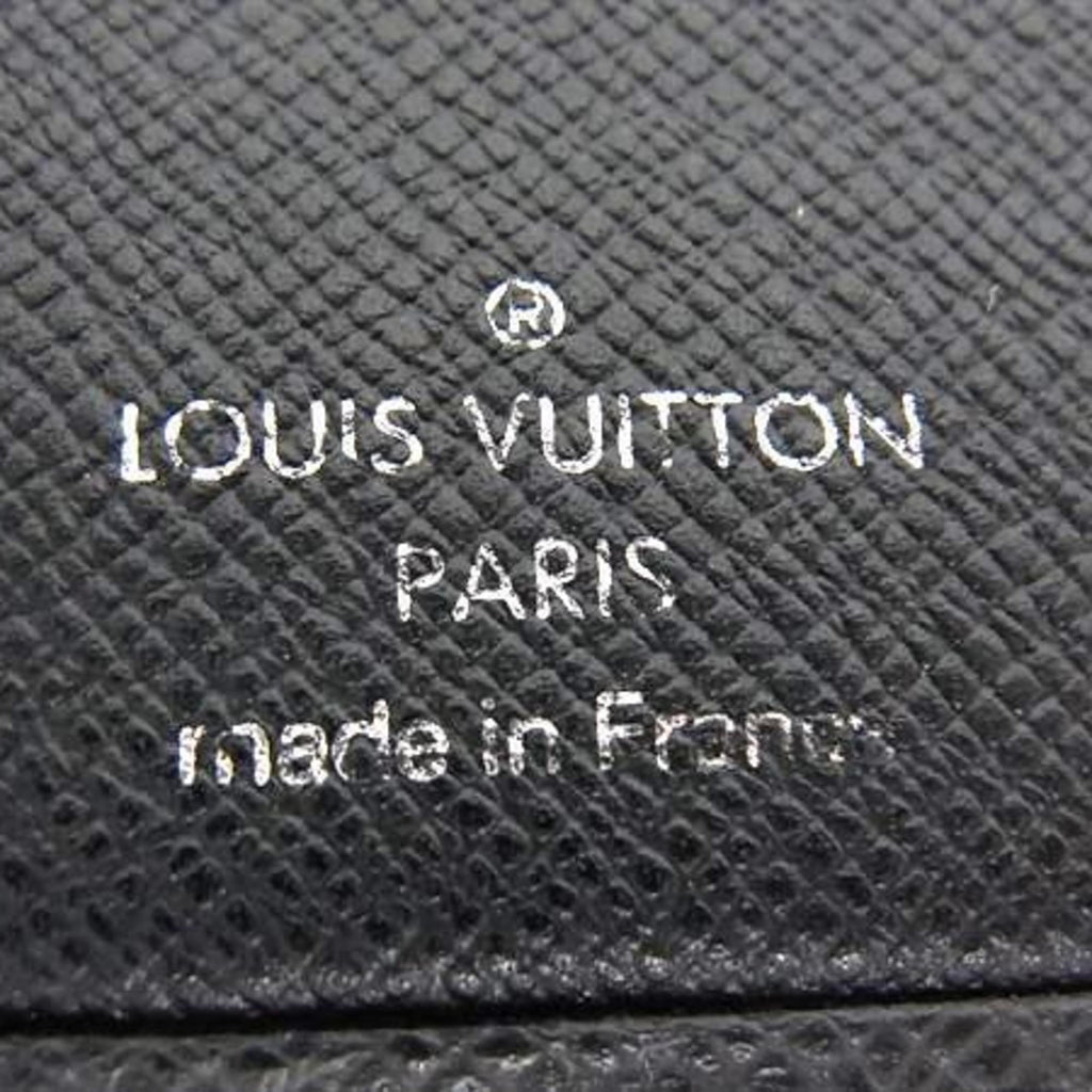 Louis Vuitton Ardoise Black Taiga Leather Long Wallet
