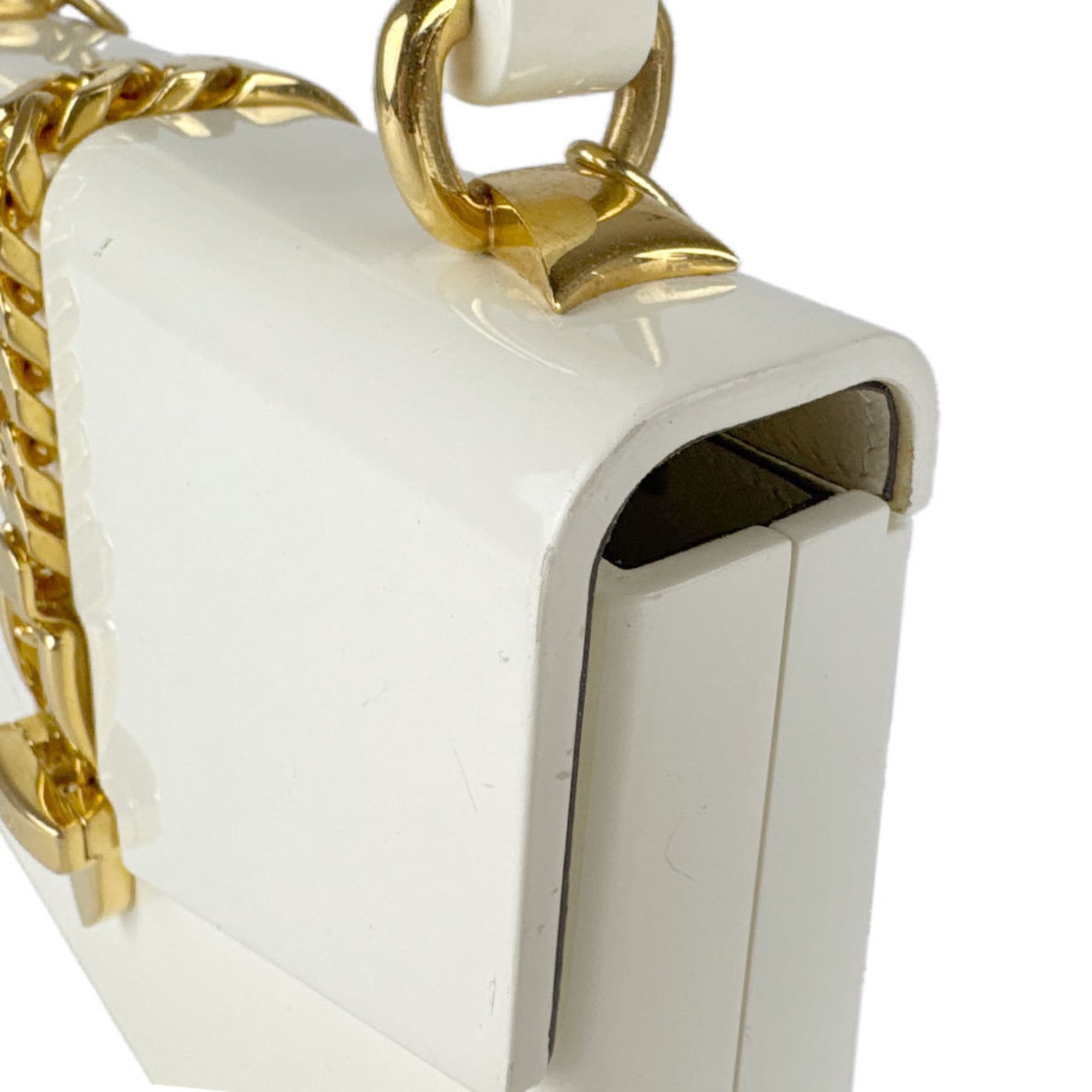 Gucci Ivory Acrylic Handbag Shoulder Bag (Pre-Owned)