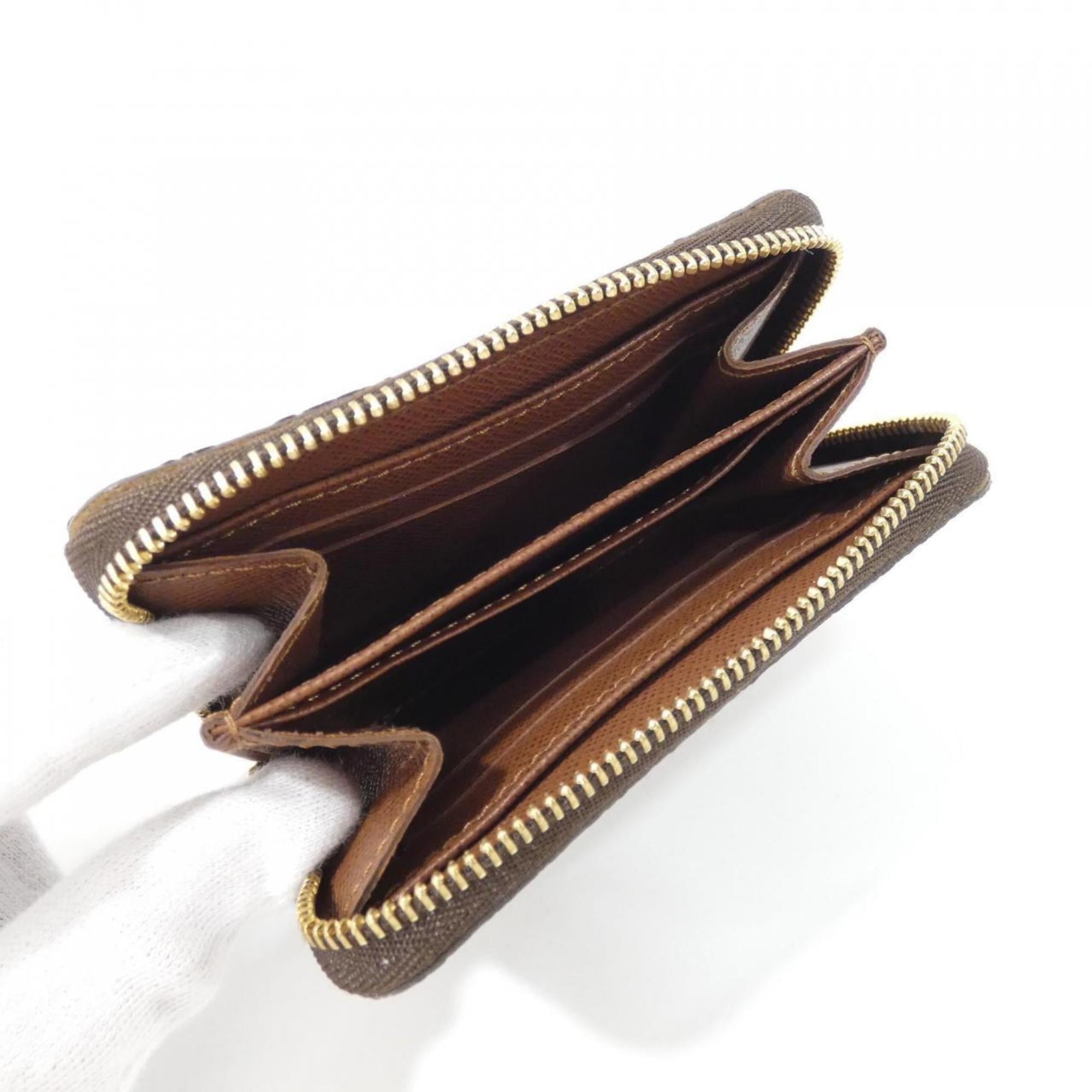Louis Vuitton Monogram Marron Coated Canvas Coin Purse/Coin Case