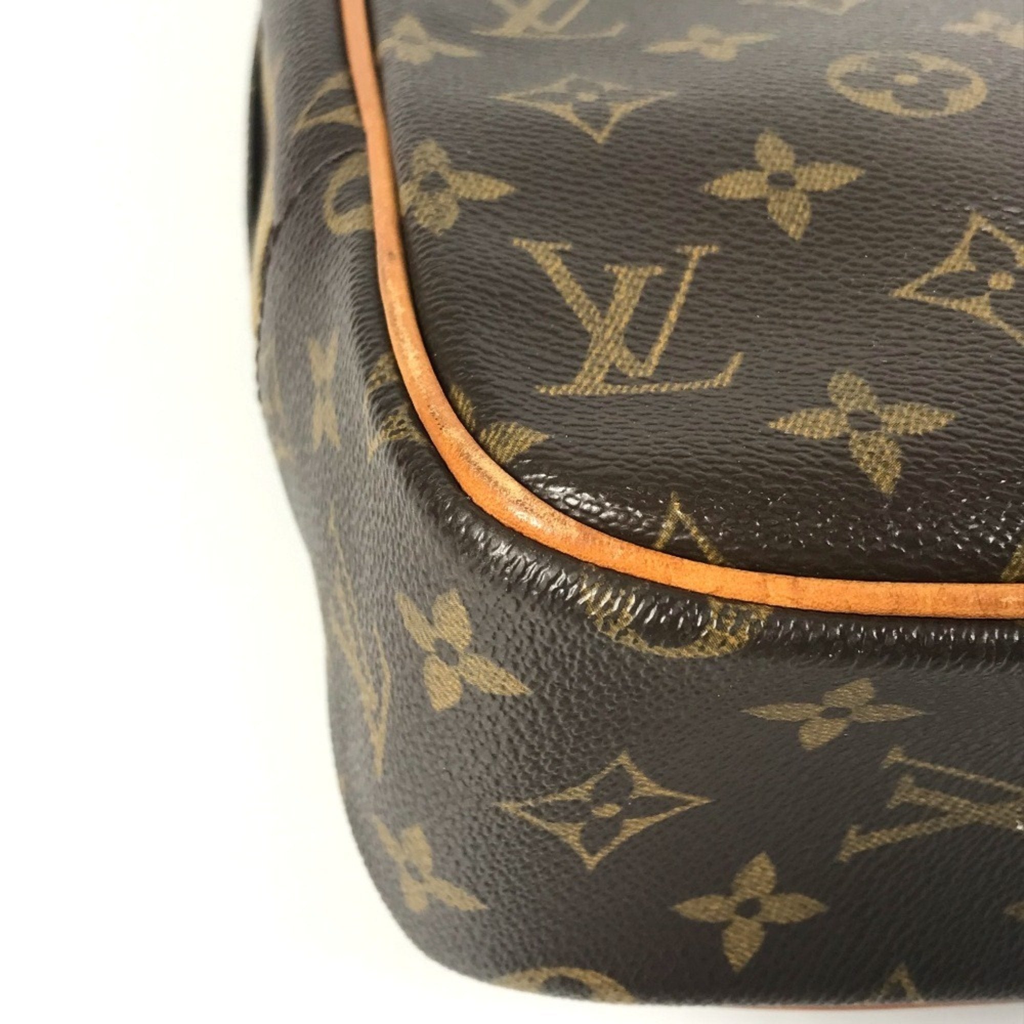 Louis Vuitton Brown Monogram Canvas Handbag Tote Bag