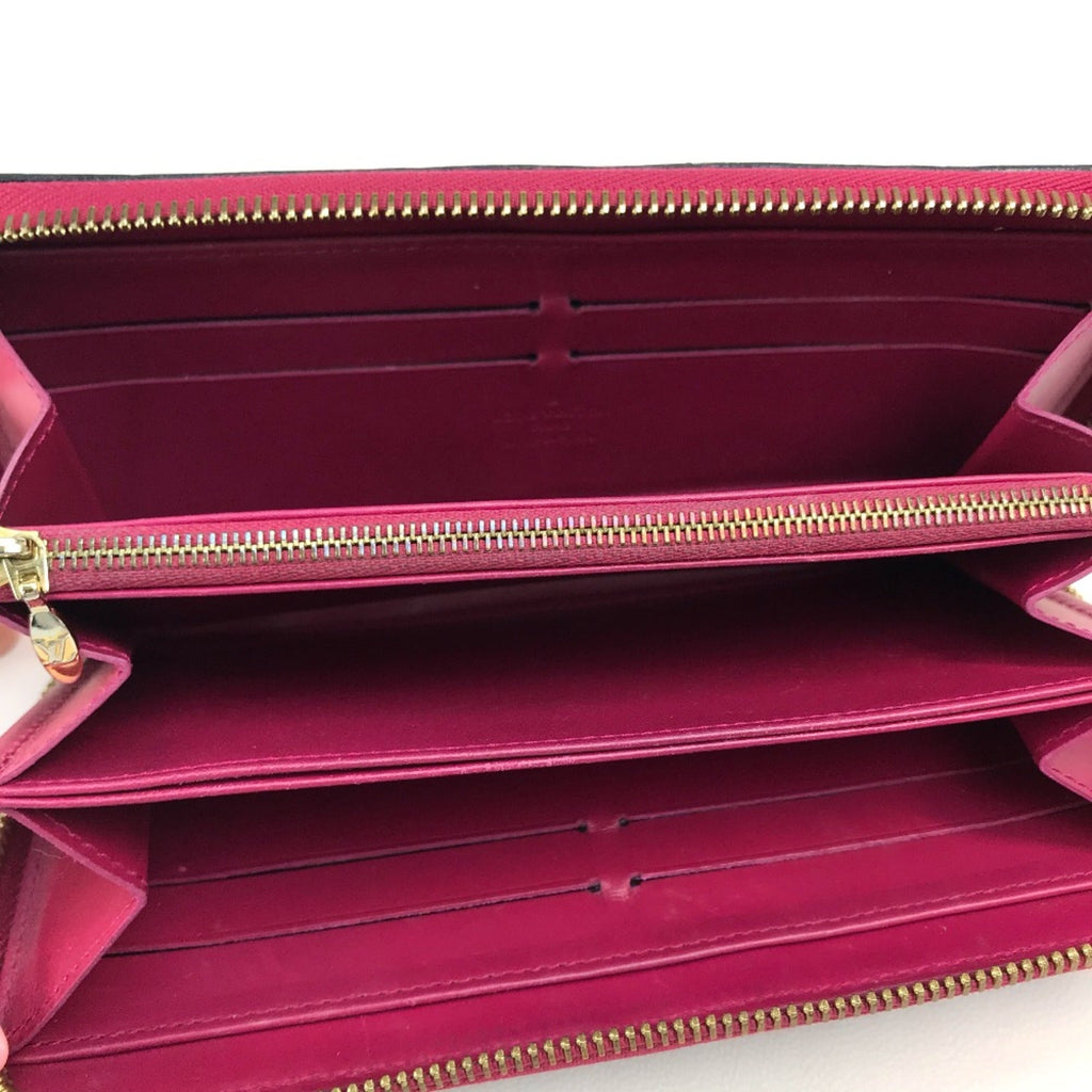 Louis Vuitton Pink Leather Long Wallet