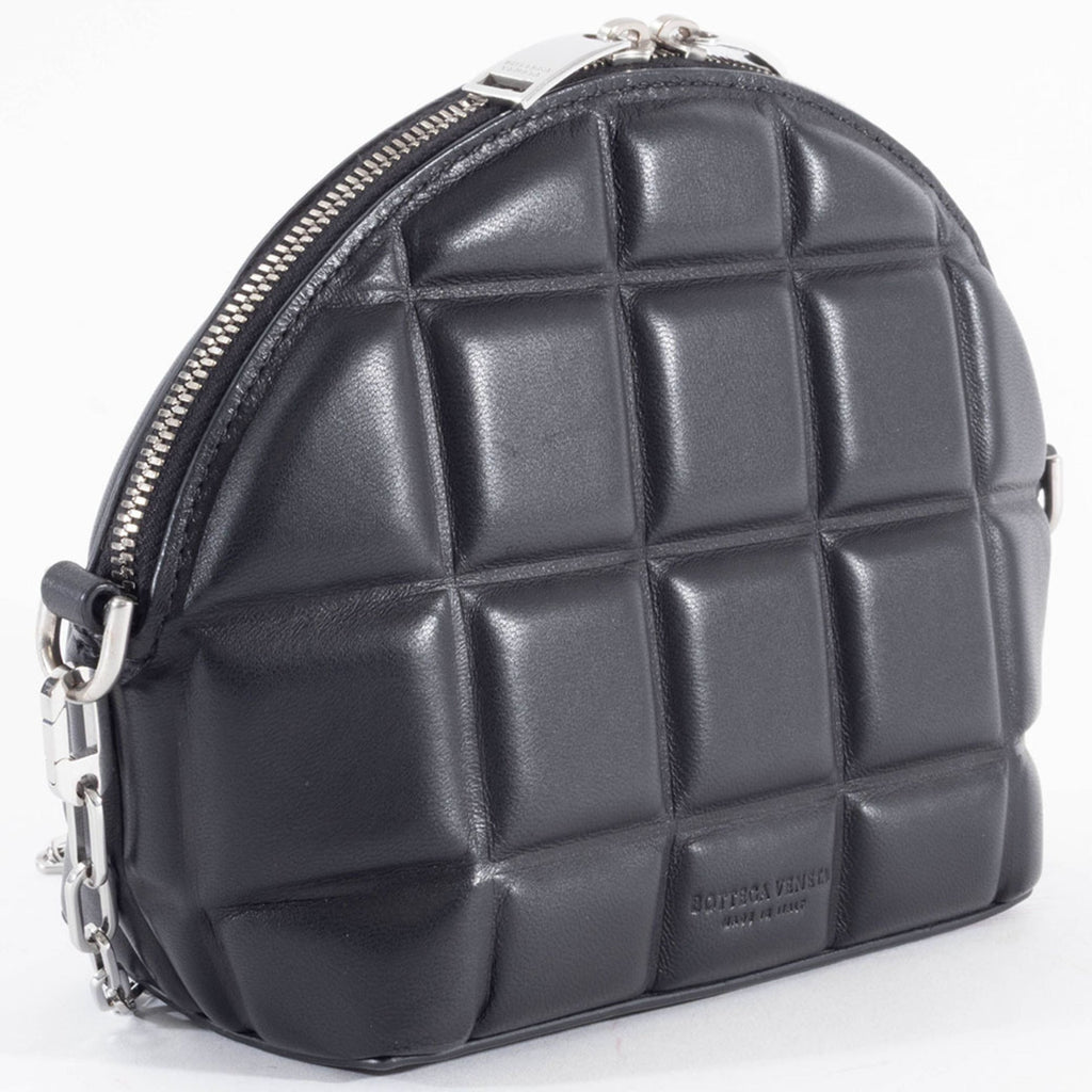 Bottega Veneta Black Leather Shoulder Bag