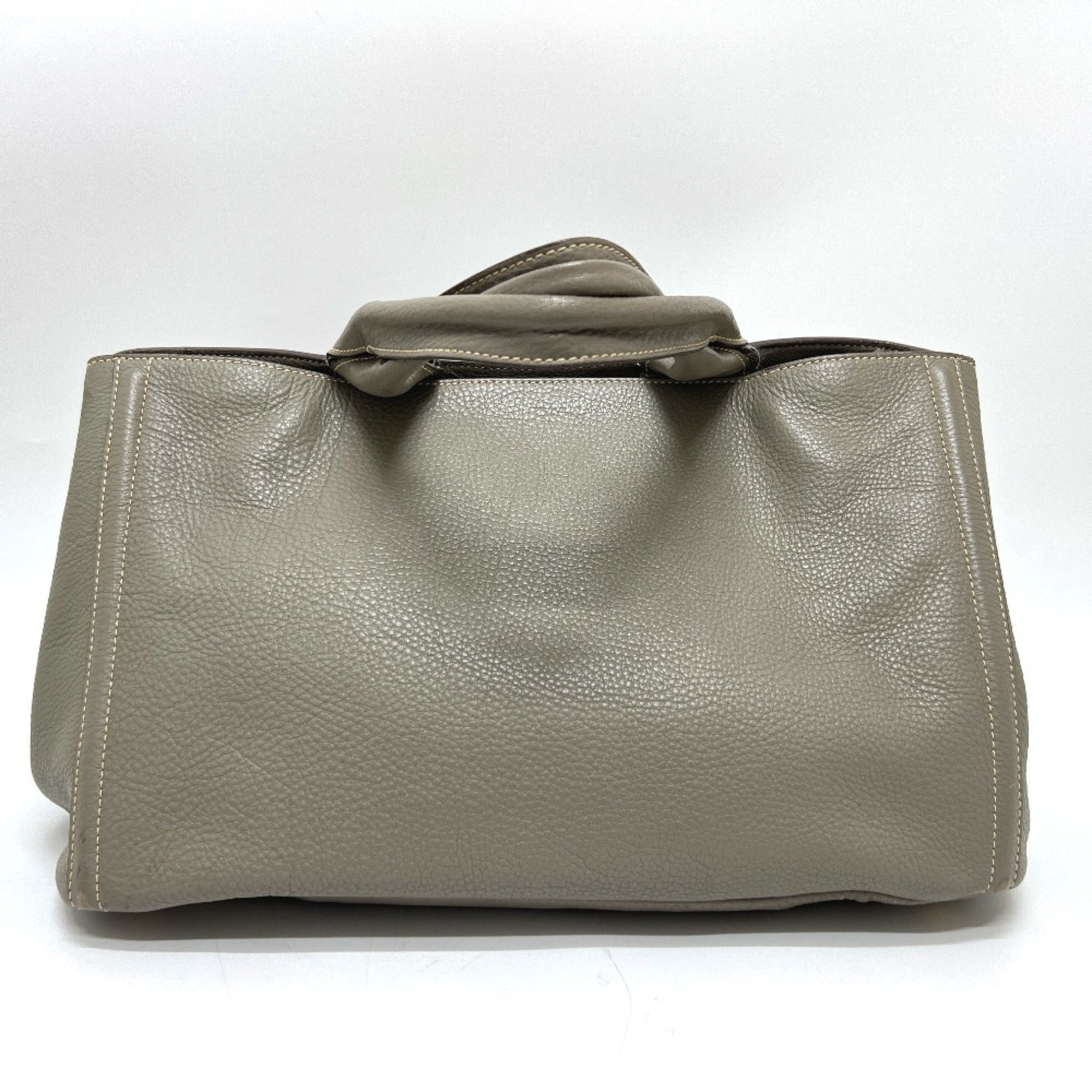 Prada Gray Canapa Handbag Tote Bag