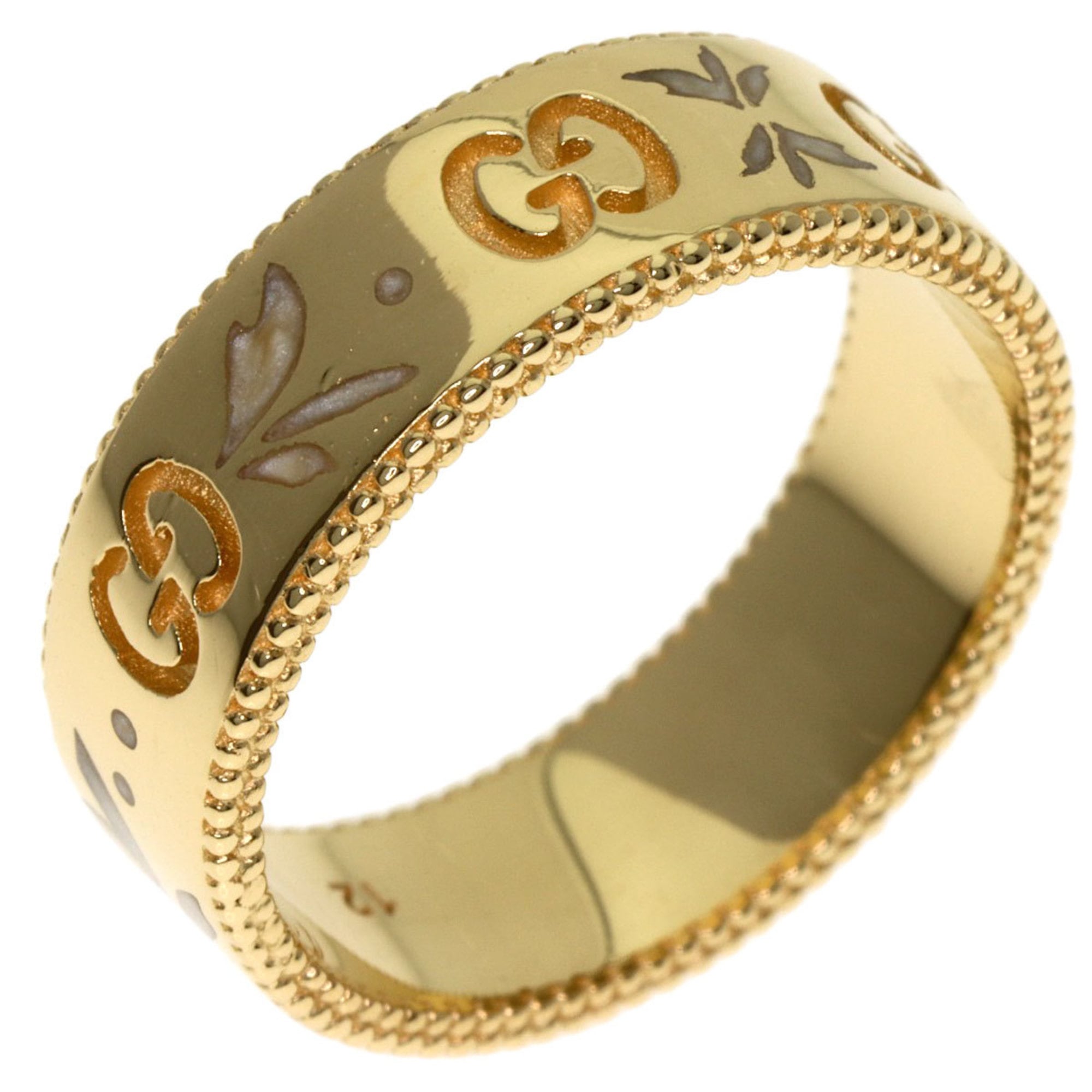 Gucci Icon Yellow Gold (18K) Band Ring (Pre-Owned)