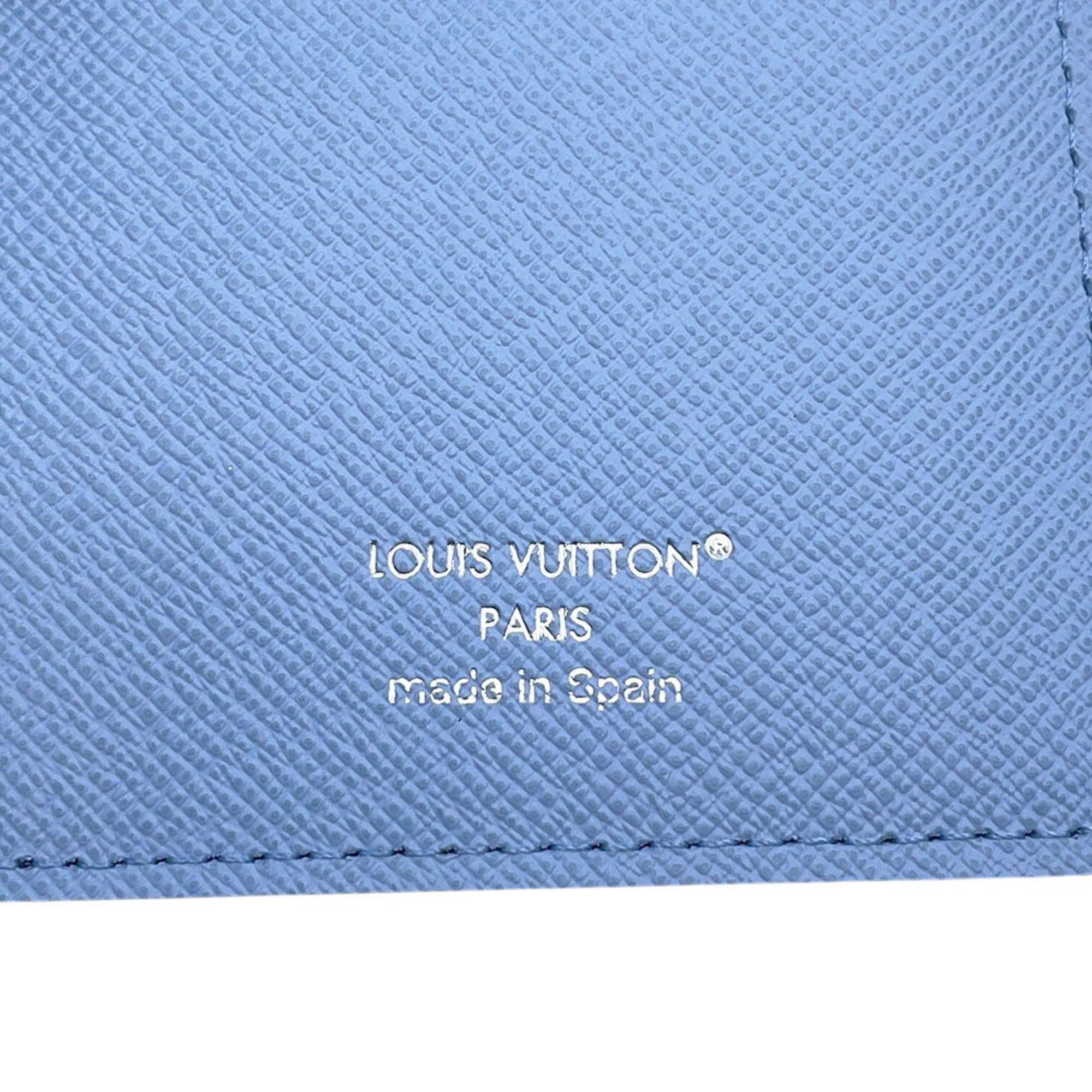 Louis Vuitton Taigarama Blue Taigarama Long Wallet