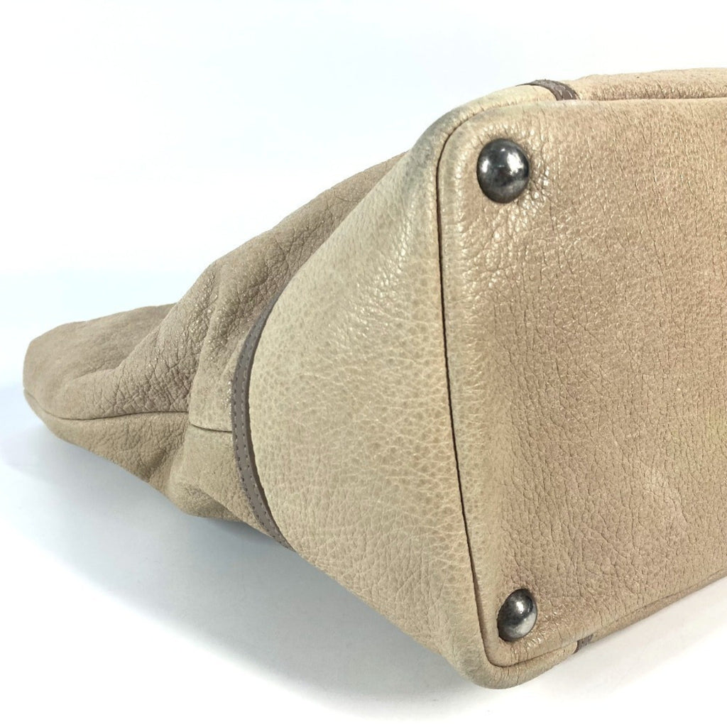 Chanel Beige Leather Shoulder Bag Tote Bag