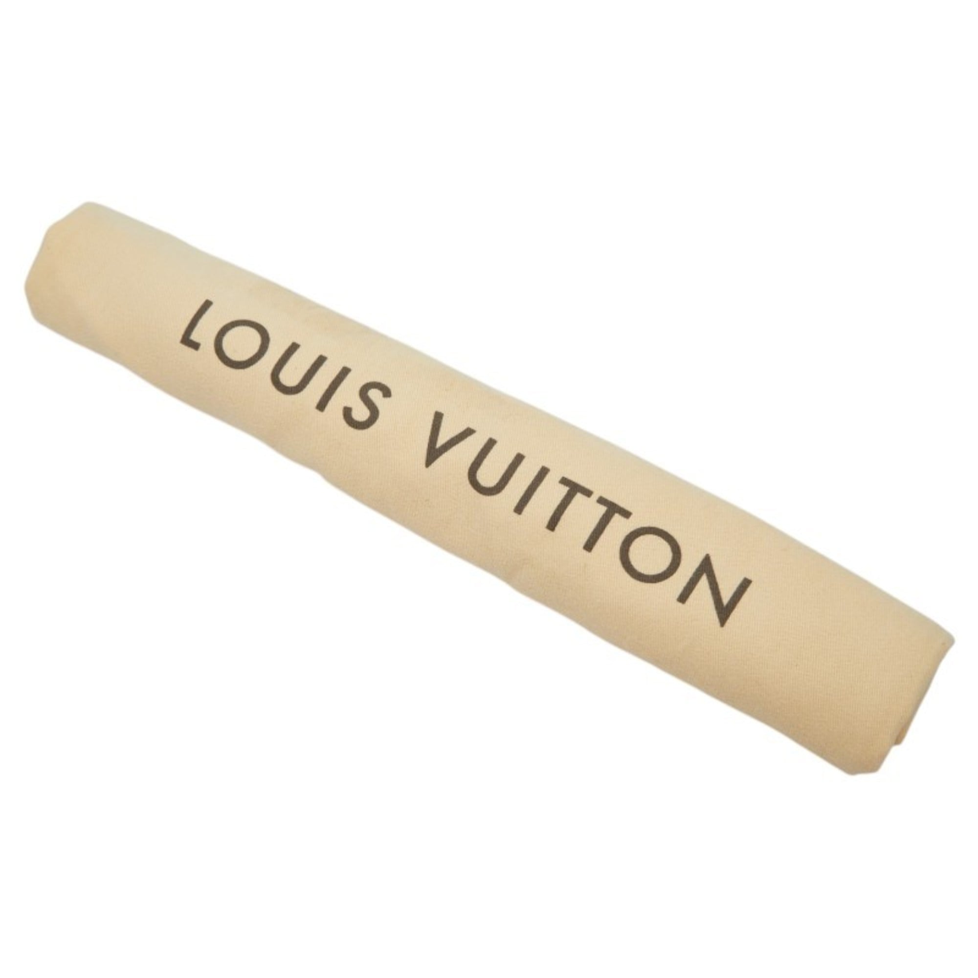 Louis Vuitton Brown White Pvc Leather Boston Bag Handbag