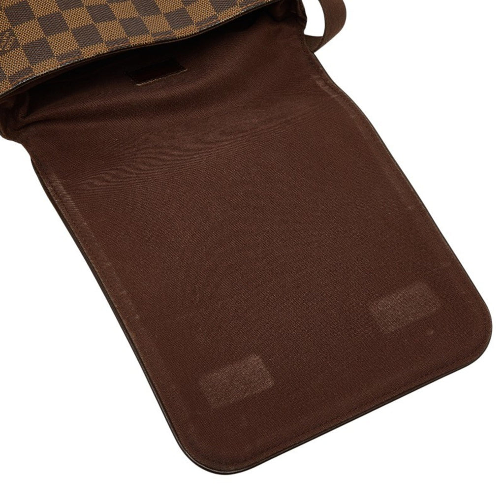 Louis Vuitton Brown Pvc Leather Shoulder Bag