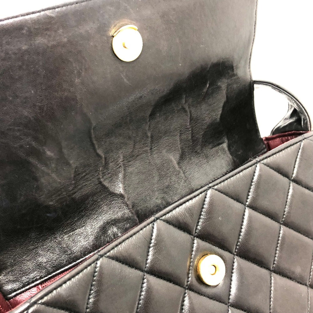 Chanel Black Leather Shoulder Bag