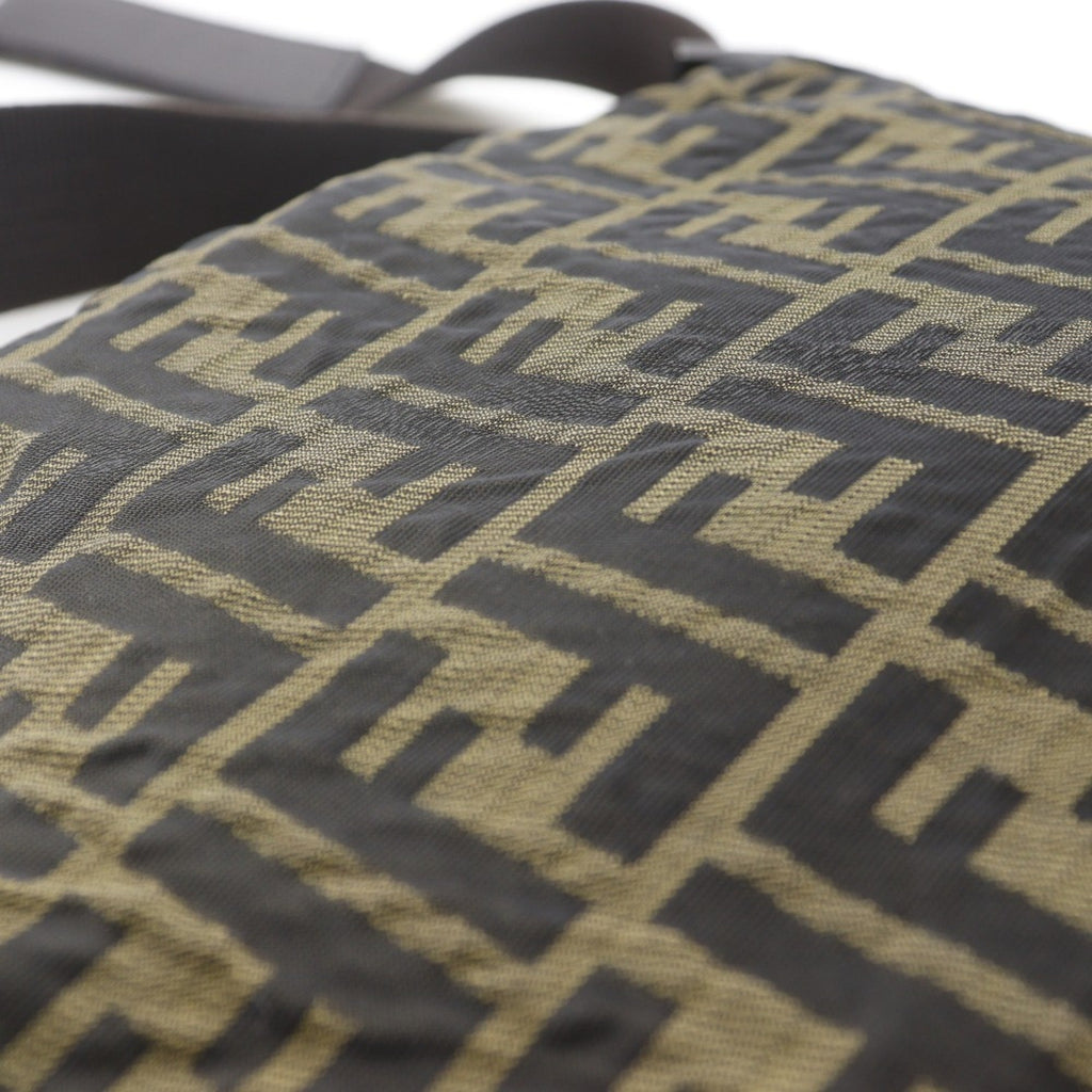 Fendi Brown Nylon Shoulder Bag