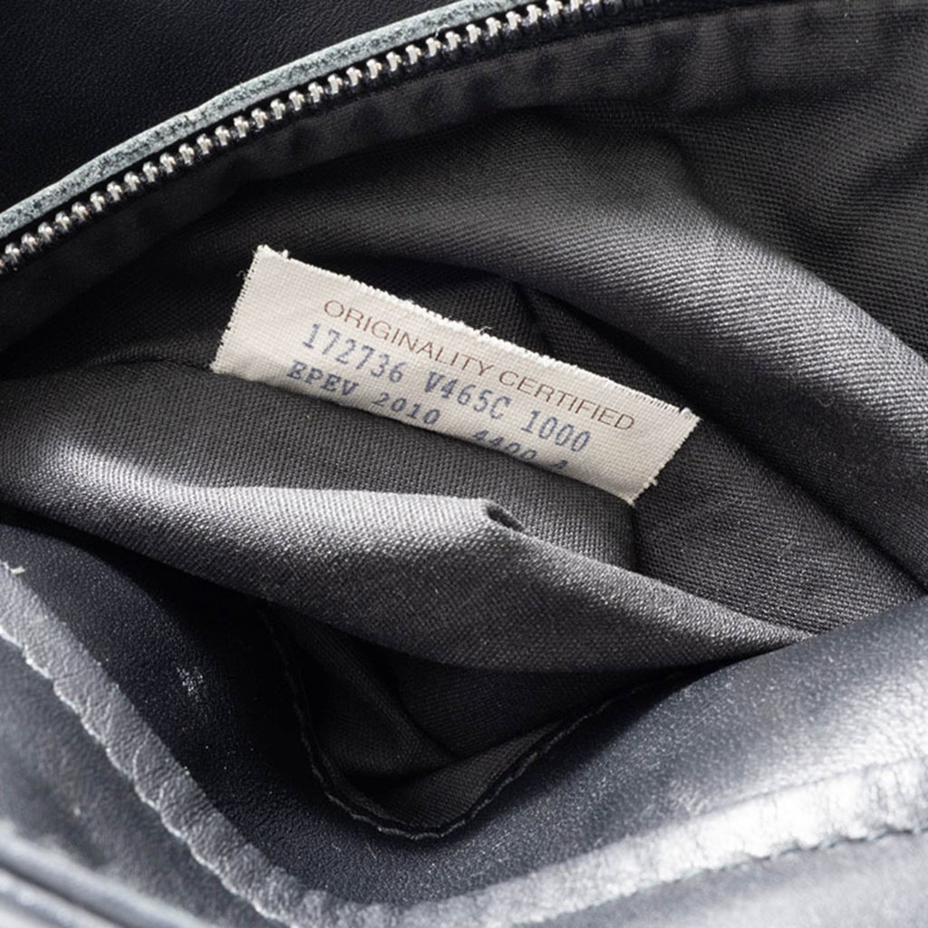 Bottega Veneta Black Leather Shoulder Bag