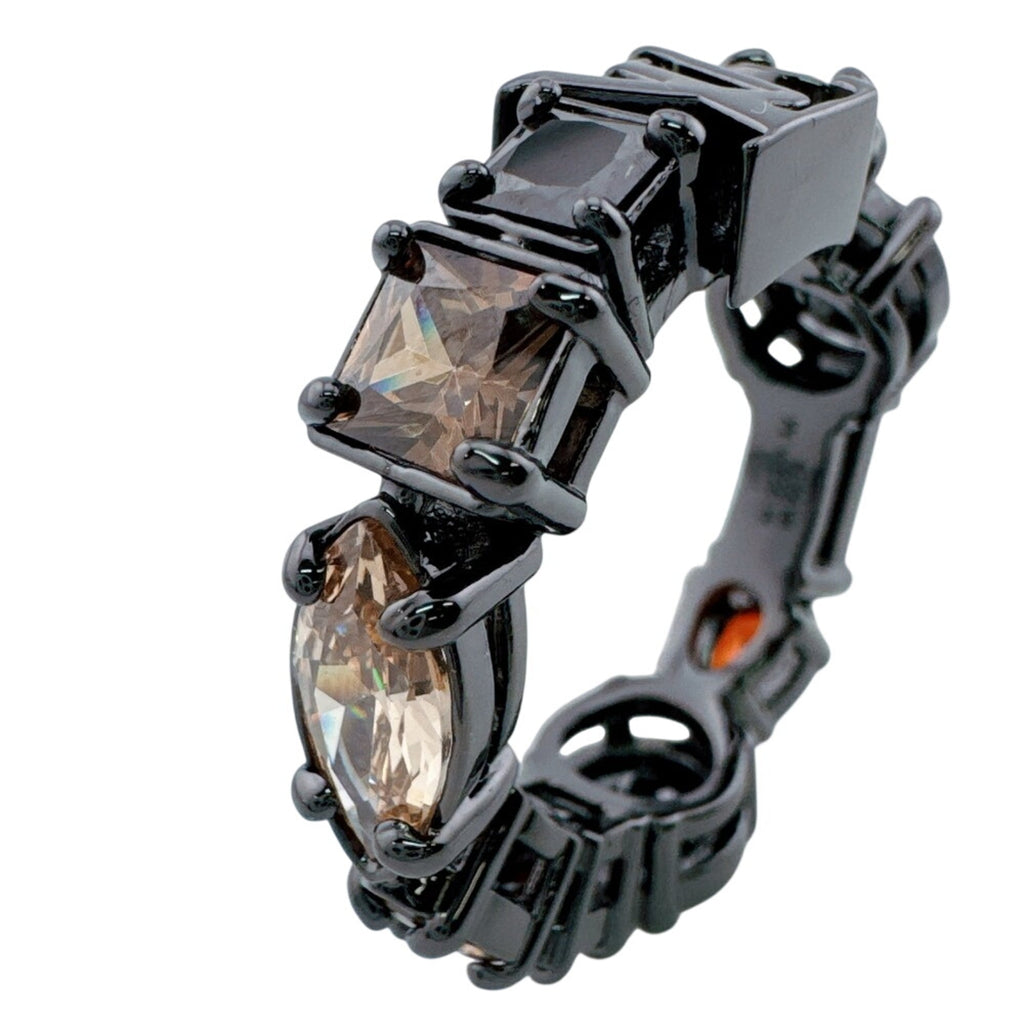 Louis Vuitton Black Metal Band Ring