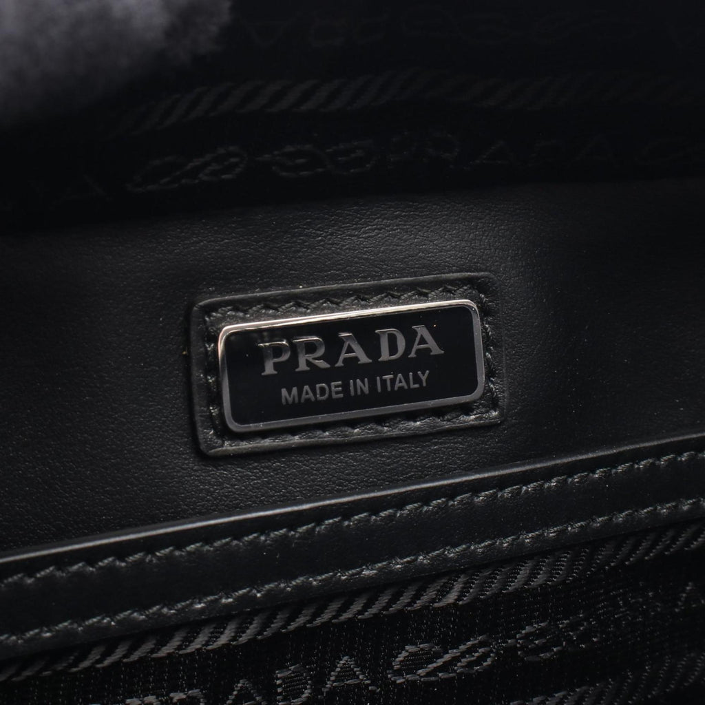 Prada Black Leather Shoulder Bag