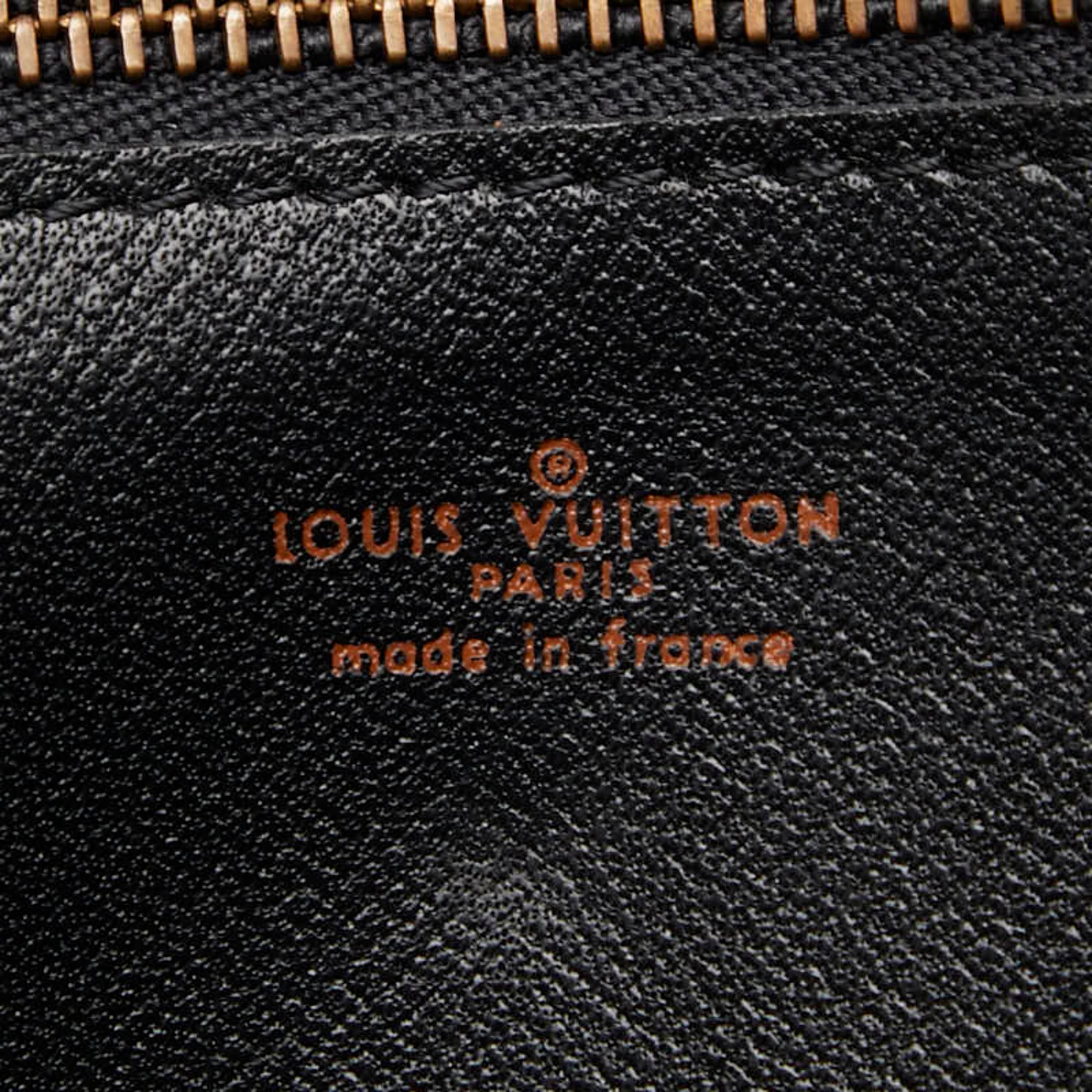 Louis Vuitton Epi Toledo Blue Leather Clutch Bag