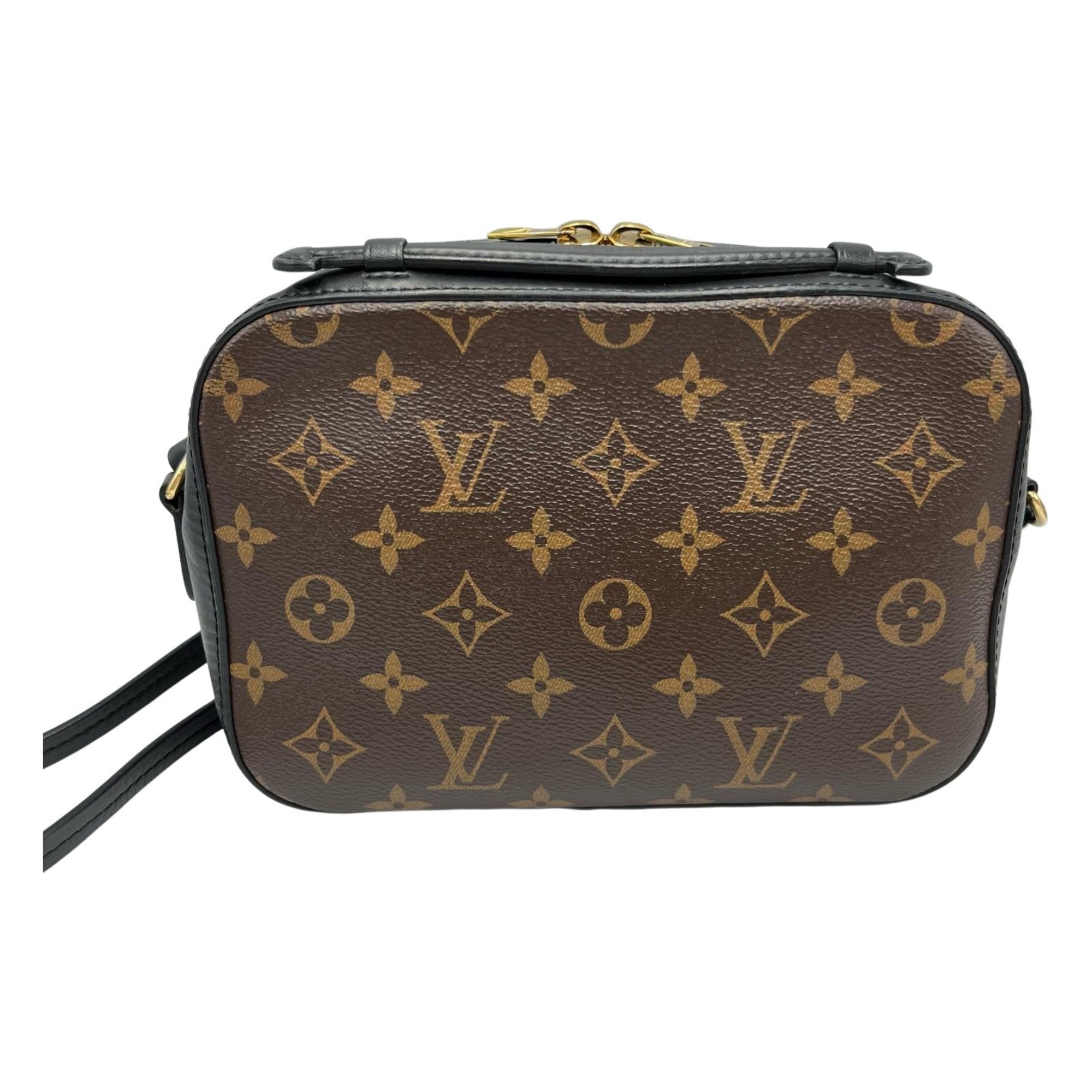 Louis Vuitton Black Brown Monogram Monogram Shoulder Bag