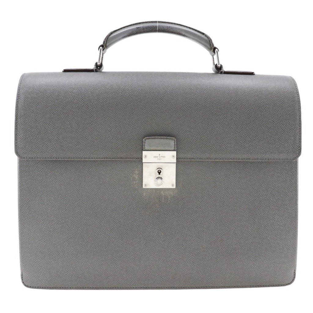 Louis Vuitton Glacier Gray Taiga Leather Briefcase