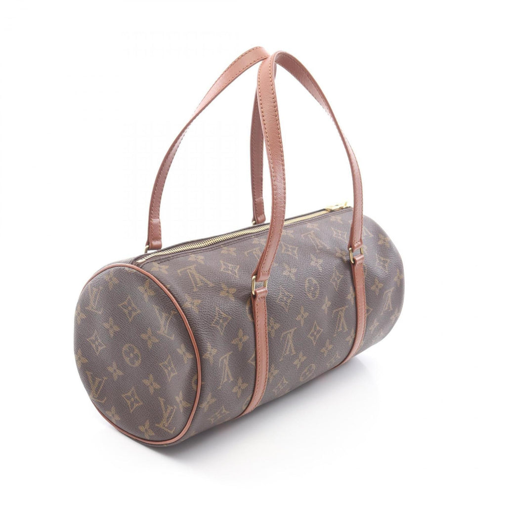 Louis Vuitton Brown Monogram Coated Canvas Leather Handbag