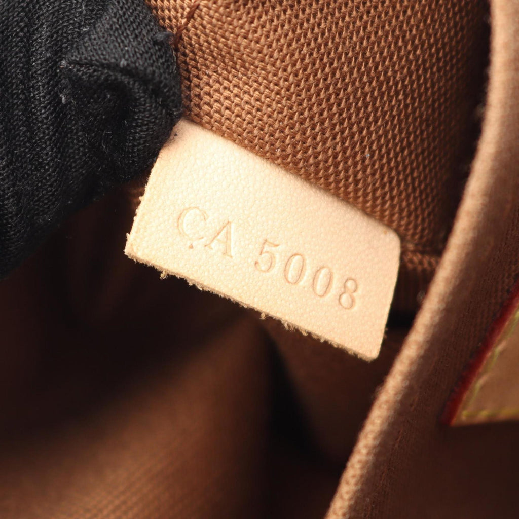 Louis Vuitton Brown Monogram Pvc Coated Canvas Leather Shoulder Bag