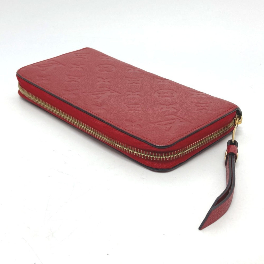 Louis Vuitton Monogram Empreinte Cerise Red Color Monogram Empreinte Long Wallet