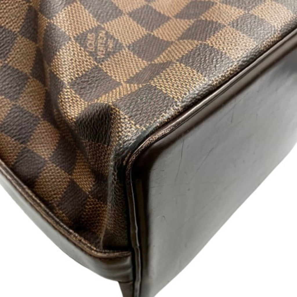 Louis Vuitton Brown Damier Canvas Pvc Tote Bag