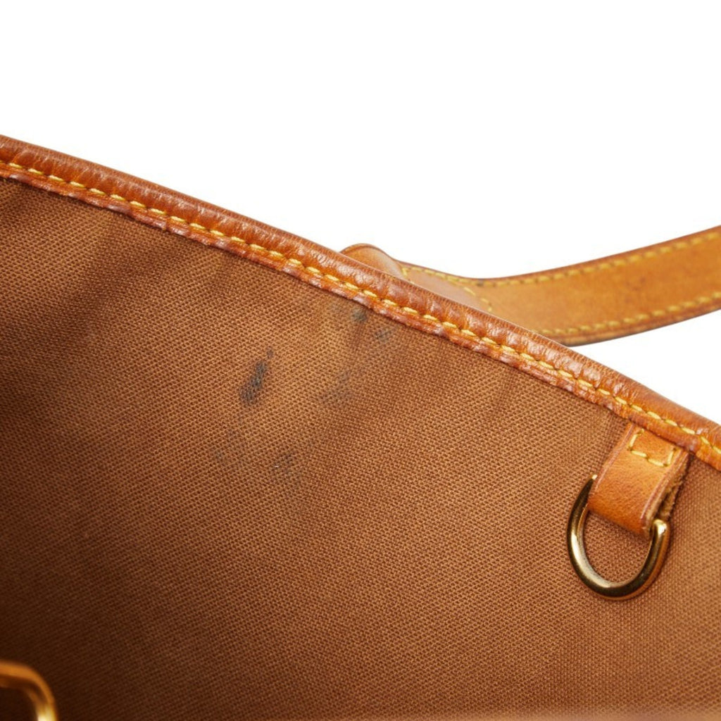 Louis Vuitton Brown Pvc Shoulder Bag Tote Bag