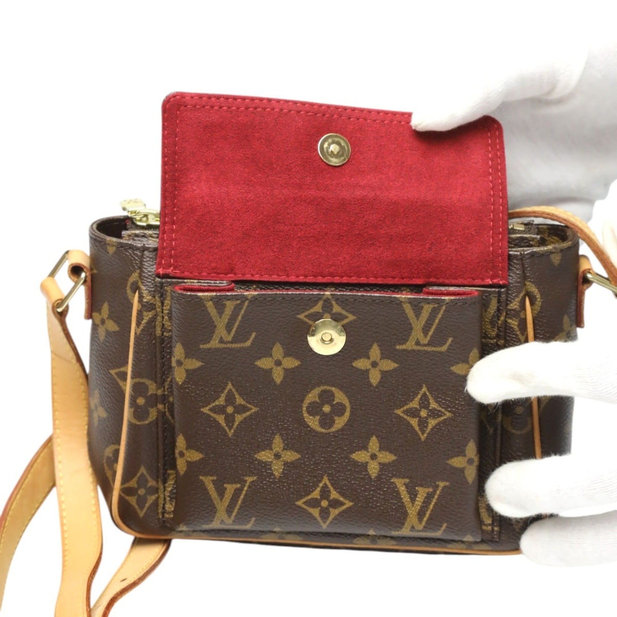 Louis Vuitton Brown Monogram Canvas Shoulder Bag
