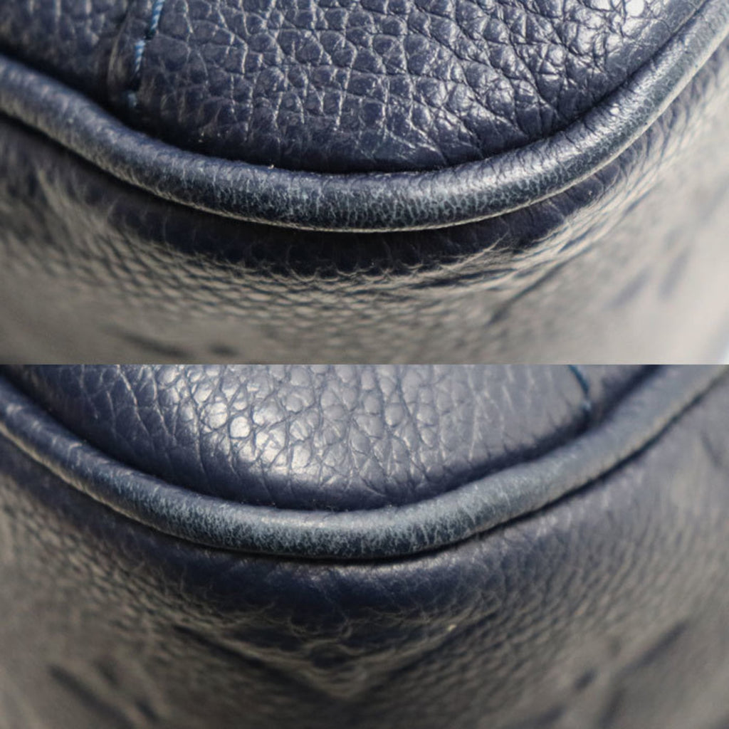 Louis Vuitton Beige Navy Monogram Empreinte Shoulder Bag