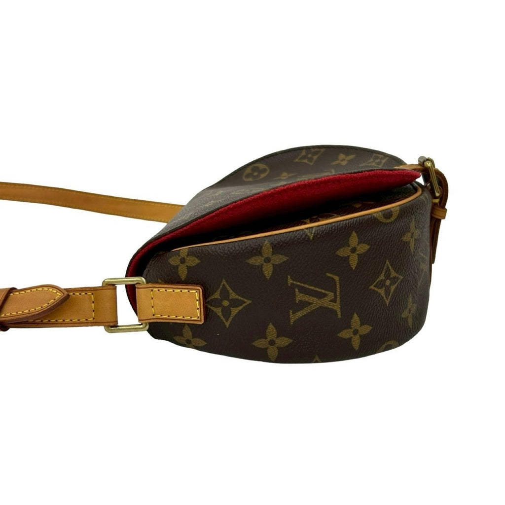 Louis Vuitton Brown Leather Pvc Pochette Shoulder Bag