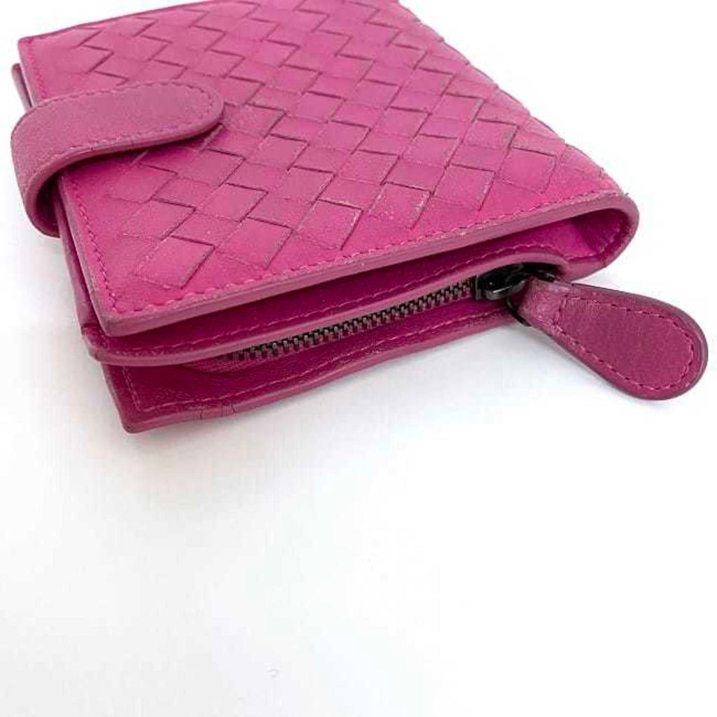 Bottega Veneta Pink Leather Wallet (Bi-Fold)