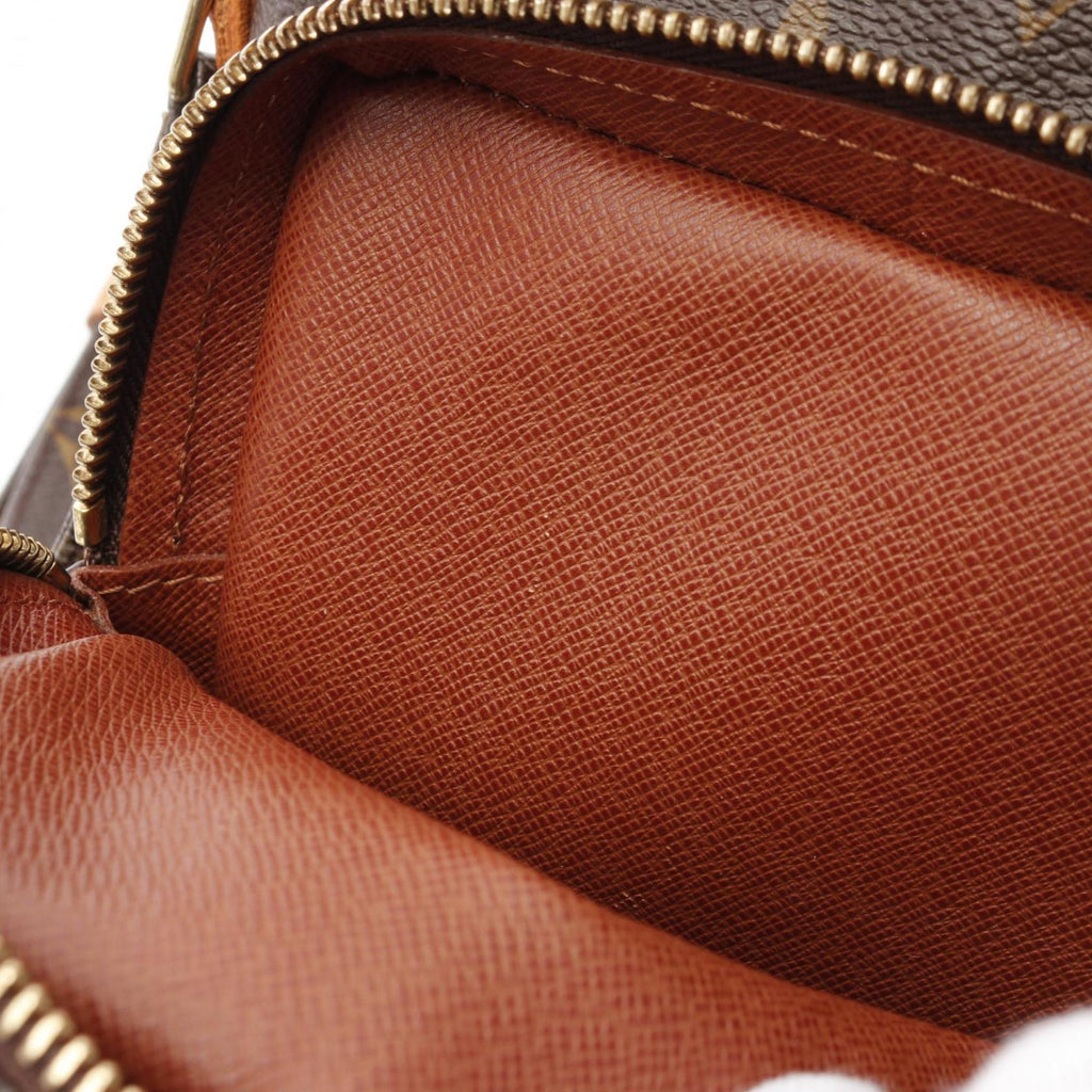 Louis Vuitton Brown Monogram Coated Canvas Leather Pvc Shoulder Bag