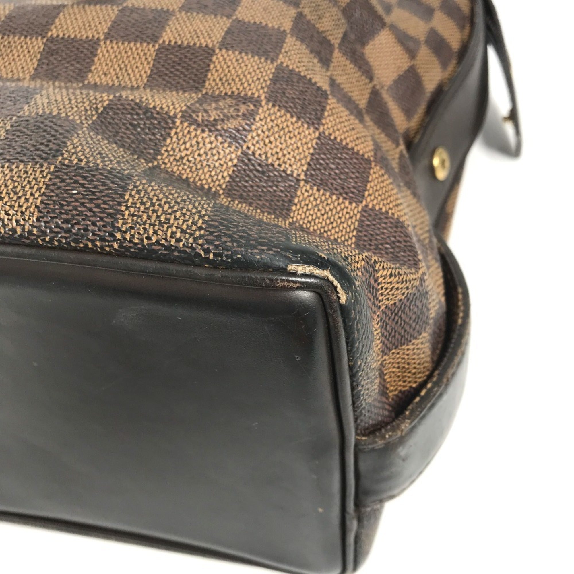 Louis Vuitton Brown Damier Canvas Shoulder Bag Tote Bag