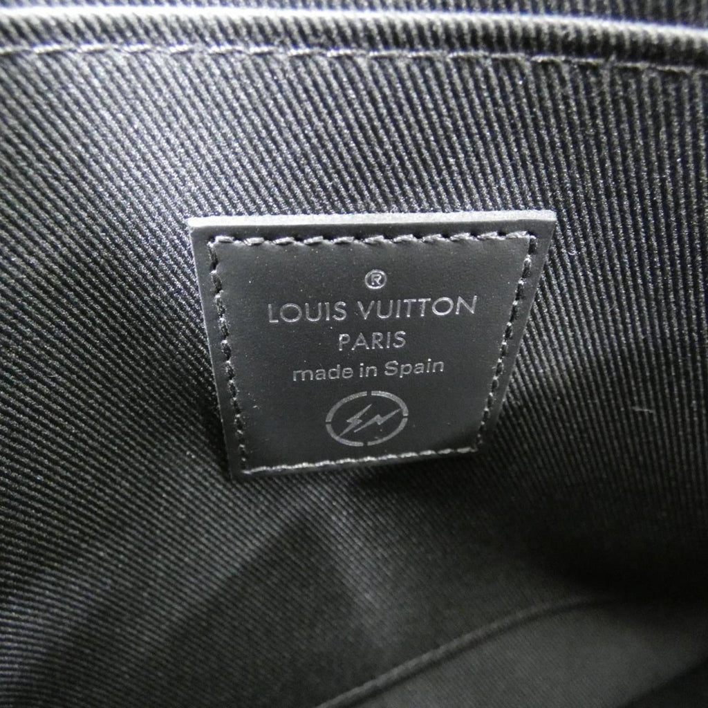 Louis Vuitton Black Coated Canvas Pouch