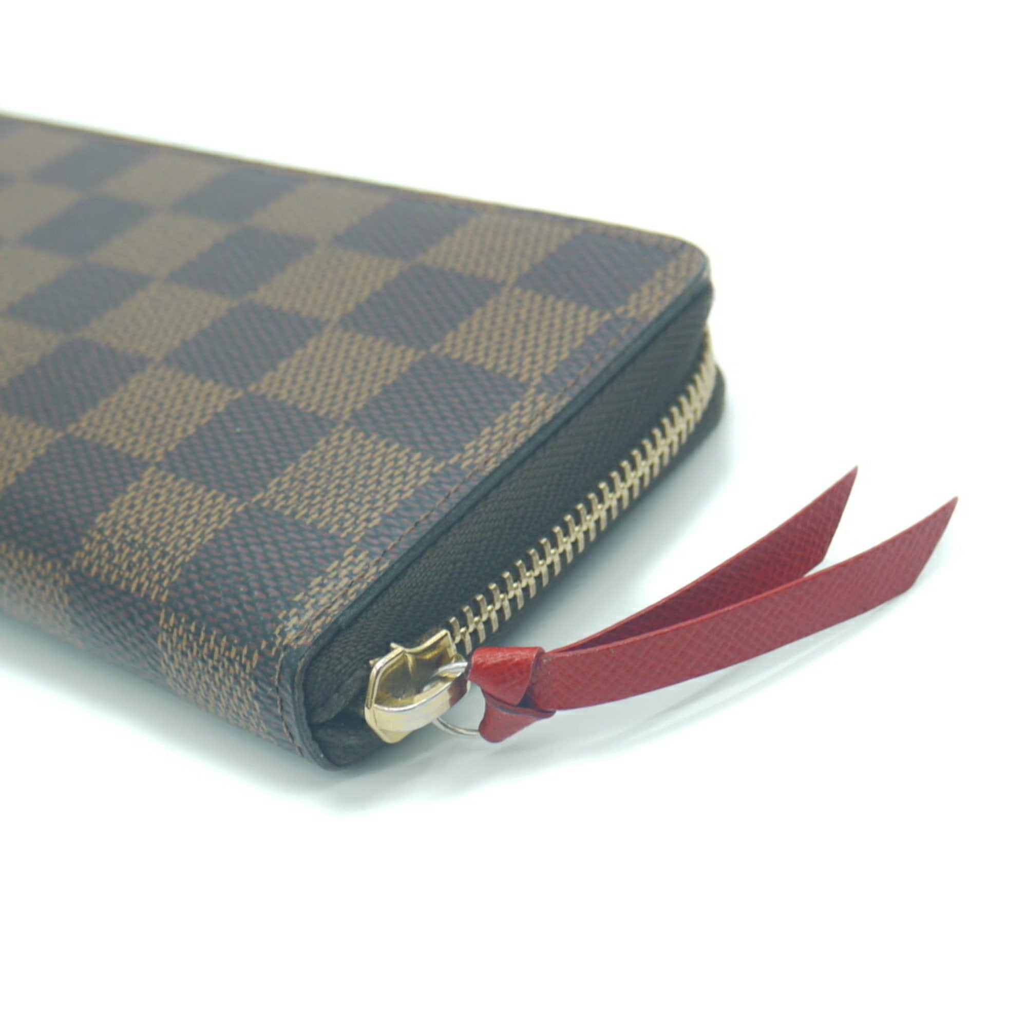 Louis Vuitton Brown Cerise Damier Canvas Long Wallet