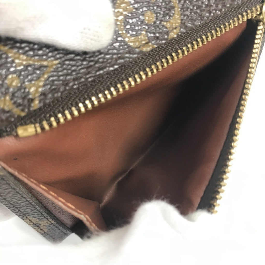 Louis Vuitton Monogram Brown Galle Monogram Monogram Long Bill Wallet (Tri-Fold)