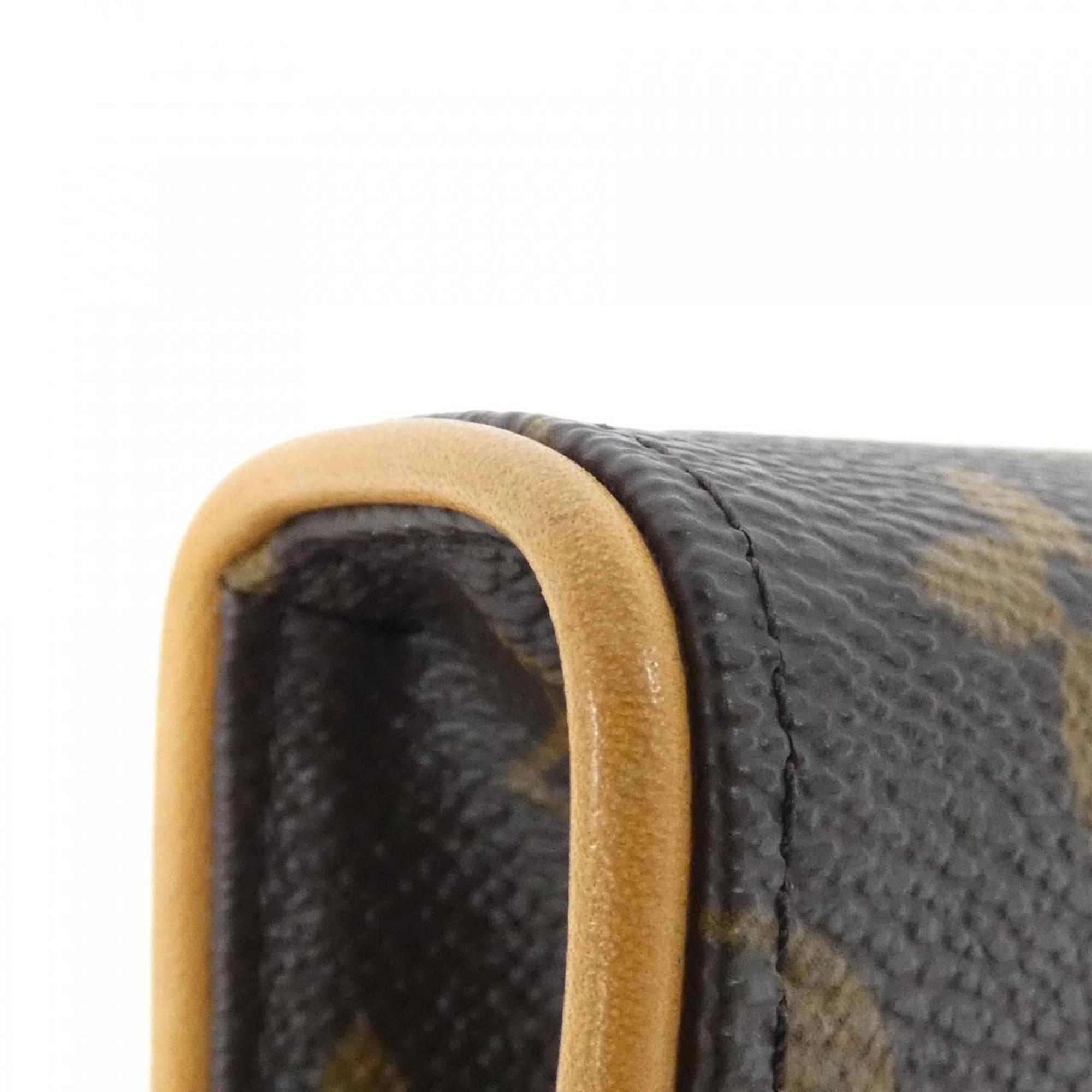 Louis Vuitton Brown Coated Canvas Fanny Pack Pochette
