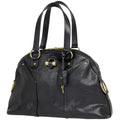 Yves Saint Laurent Muse Black Leather Handbag (Pre-Owned)