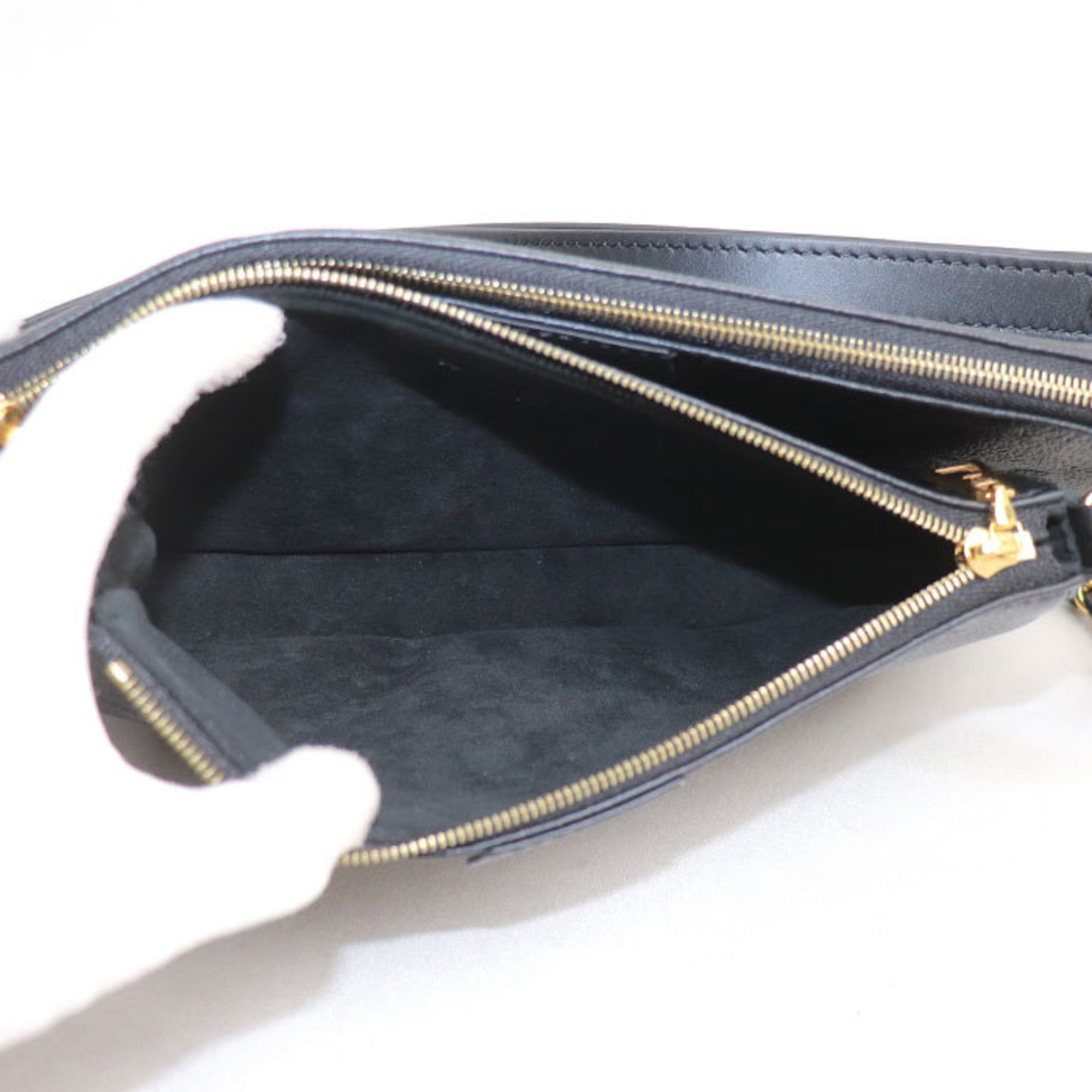 Louis Vuitton Black Monogram Empreinte Pouch Shoulder Bag